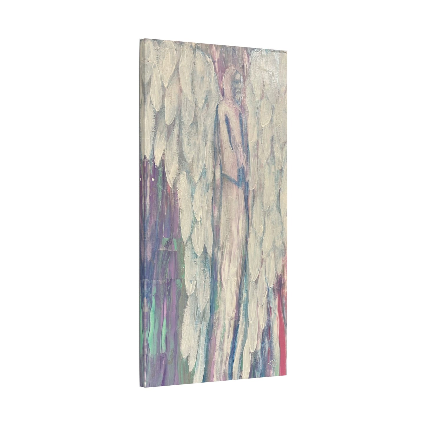 Archangel Metatron /Enoch Stretched Canvas Art, Wall Decor, Home Decor, Unique Gift, Spiritual Art, Angel Decor, Ethereal Artwork, one of a set of two