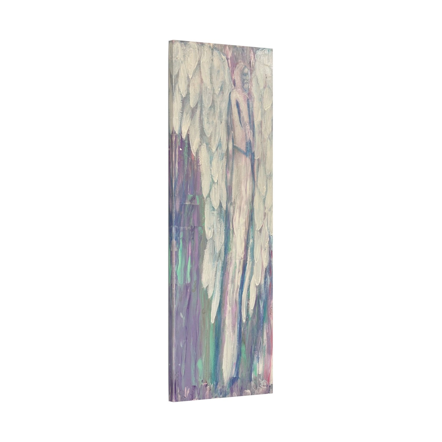 Archangel Metatron /Enoch Stretched Canvas Art, Wall Decor, Home Decor, Unique Gift, Spiritual Art, Angel Decor, Ethereal Artwork, one of a set of two