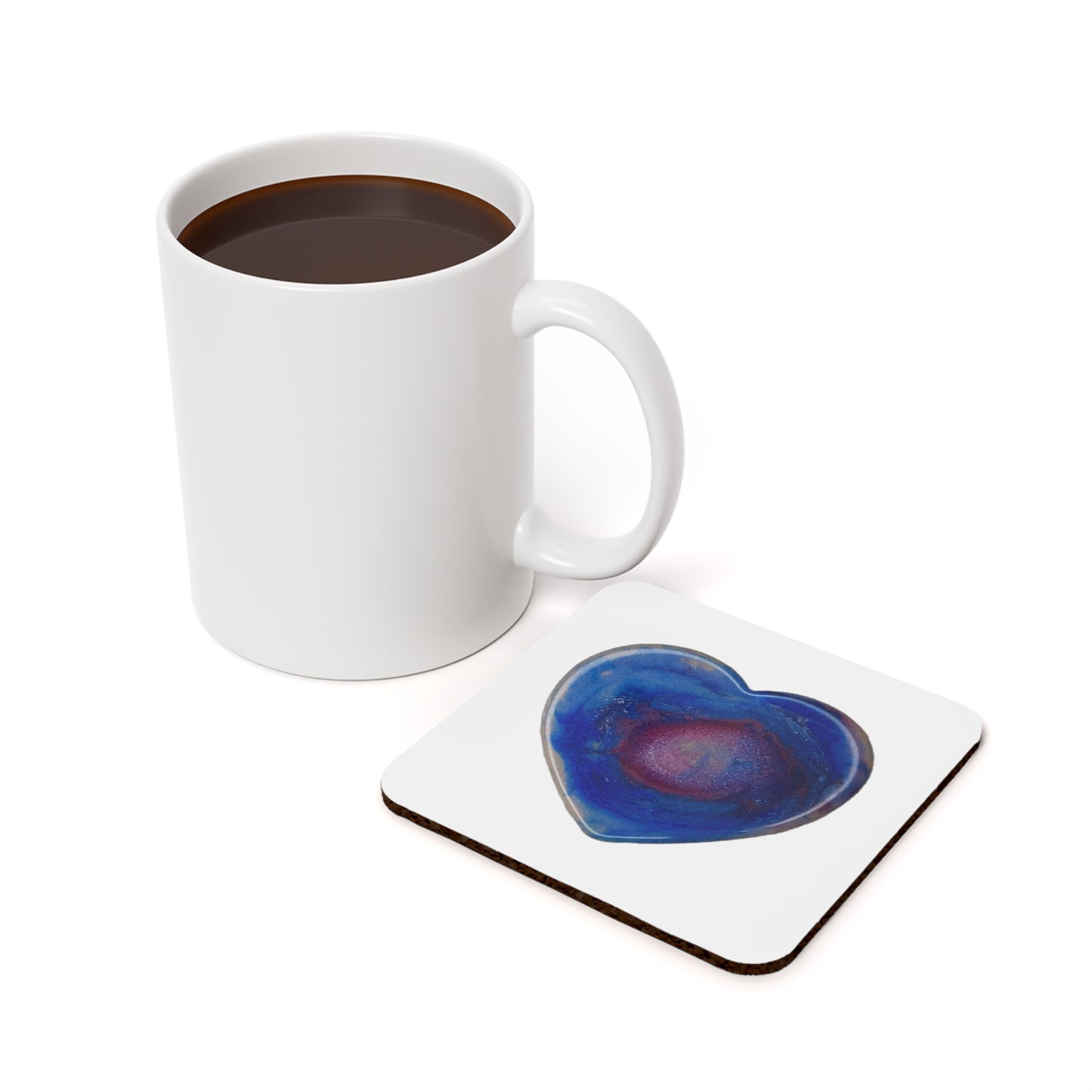 Cork Back Coaster, energised to increase love, tranquility and cleasing into the physical and energetic body to asist with energy integration and rapid ascension