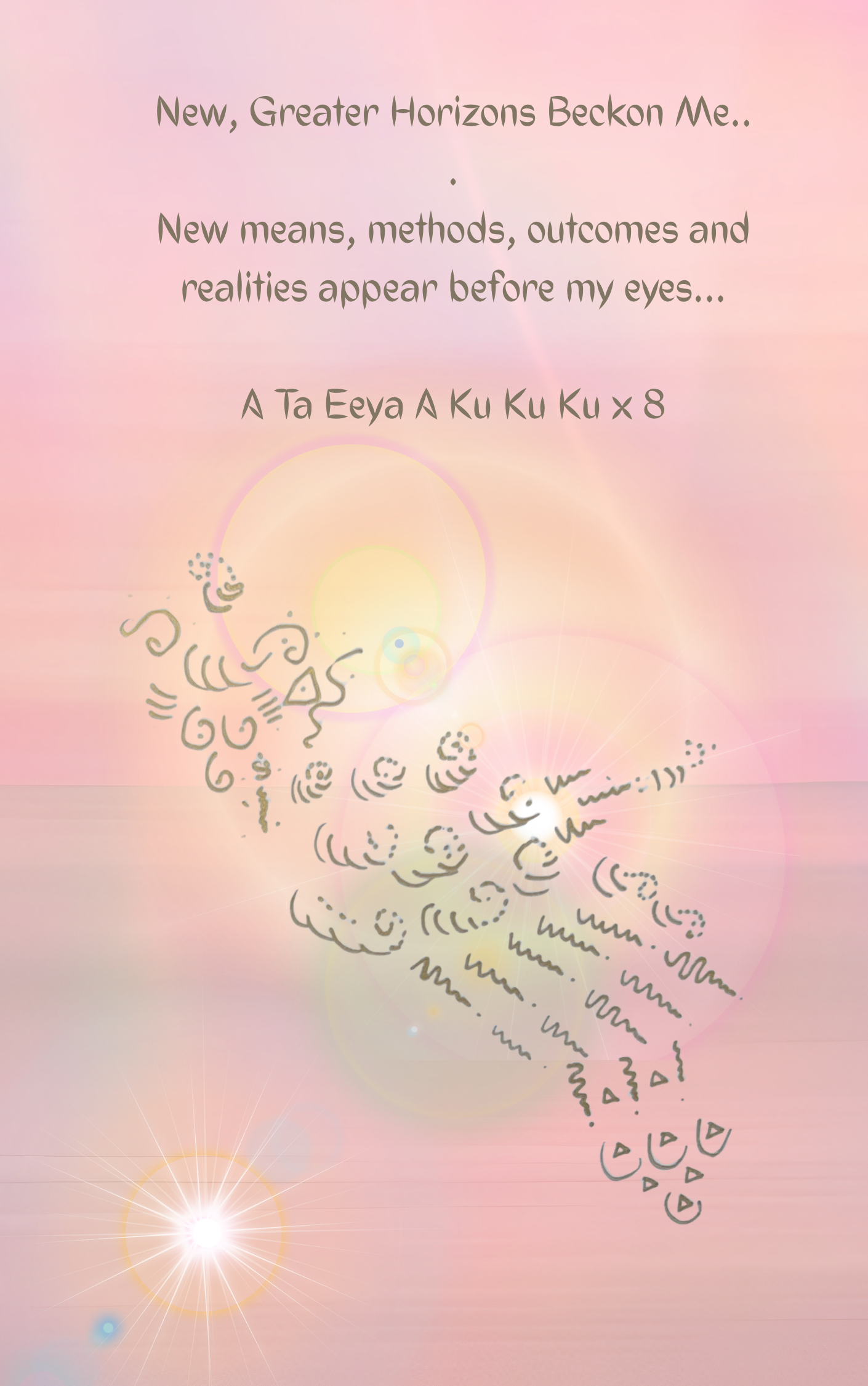 Light Language Digital Art, light language codes personal to your needs with channelled message & Mantra