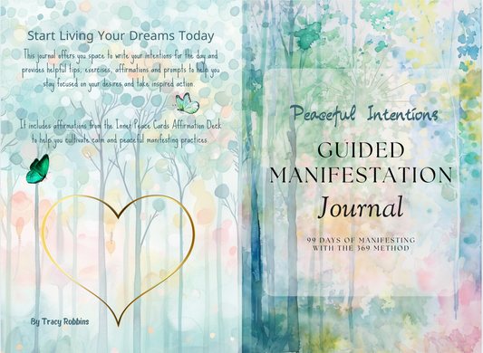 Inner Peace Manifestation Journal- 99 day, Inner Peace affirmations- Paperback, 146 pages