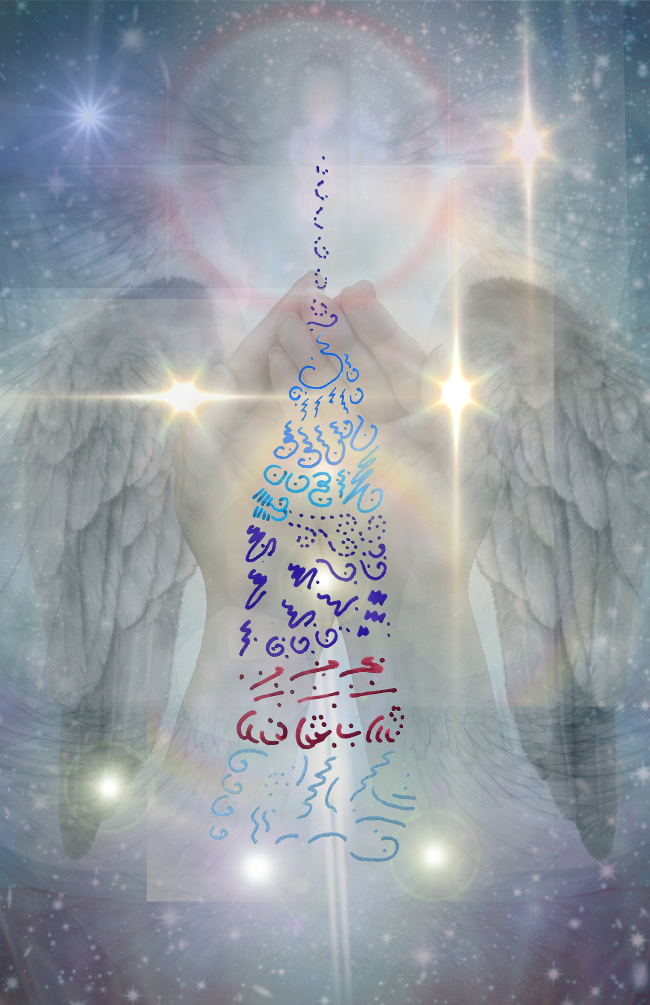 Personal Angel Code Type 2 with Written Light Language and channelled message from the angels, made to order (Copy)