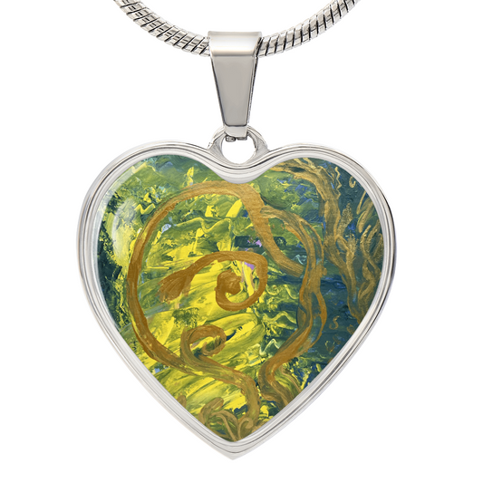 Twinflame Spiral Activation Necklace, light encoded with pineal activation, co-creation and unity