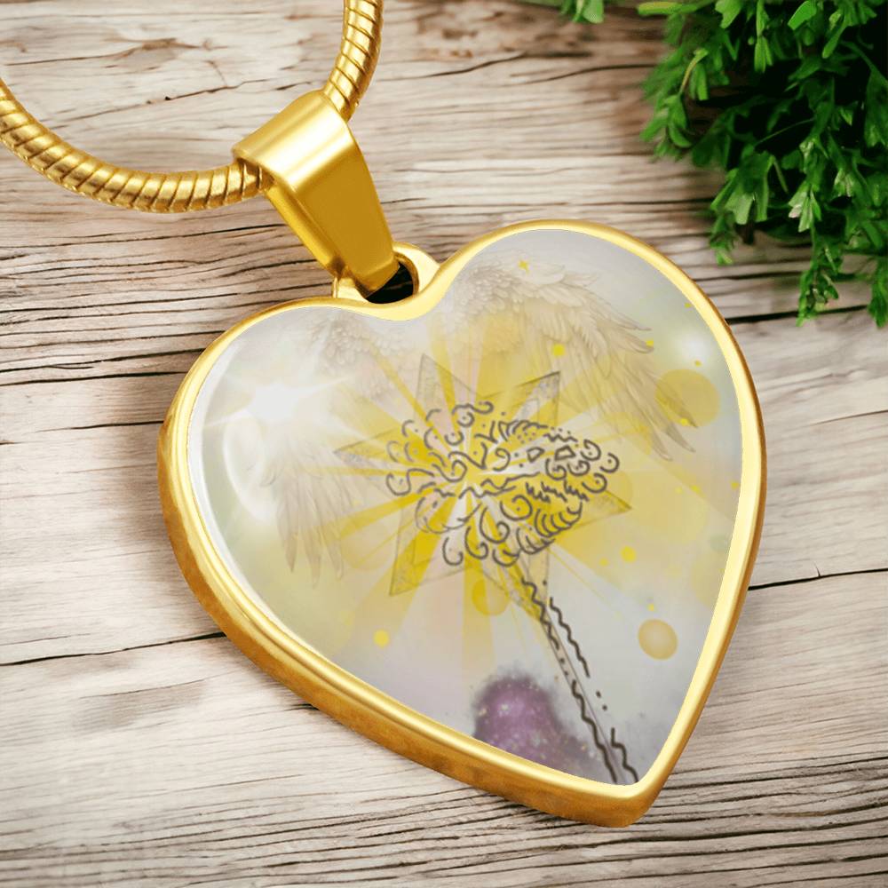 Financial Freedom, rewrite debt, abundance, clear contracts, light encoded necklace, Magic Wand written light language symbol, activated