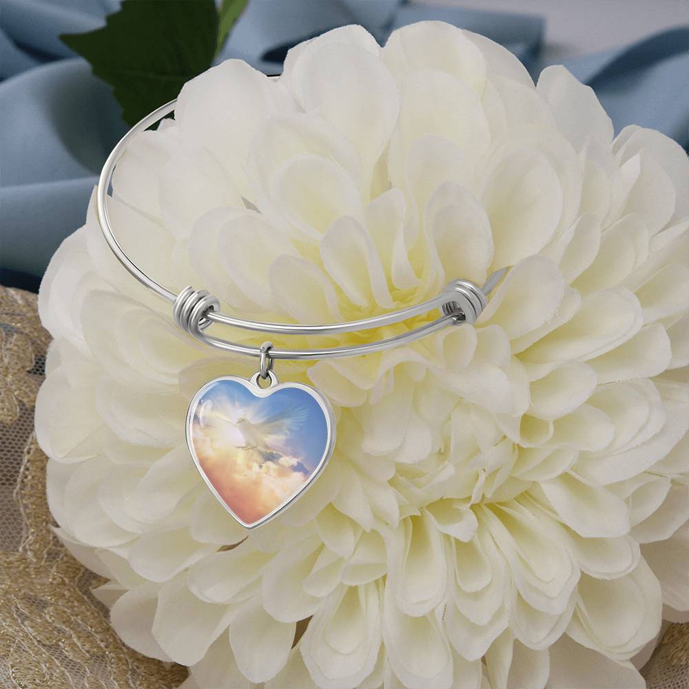 Angel Light Codes intention, light encoded Bracelet, Archangel Raphael, Peace & Recovery, can be engraved, choice of gold or silver