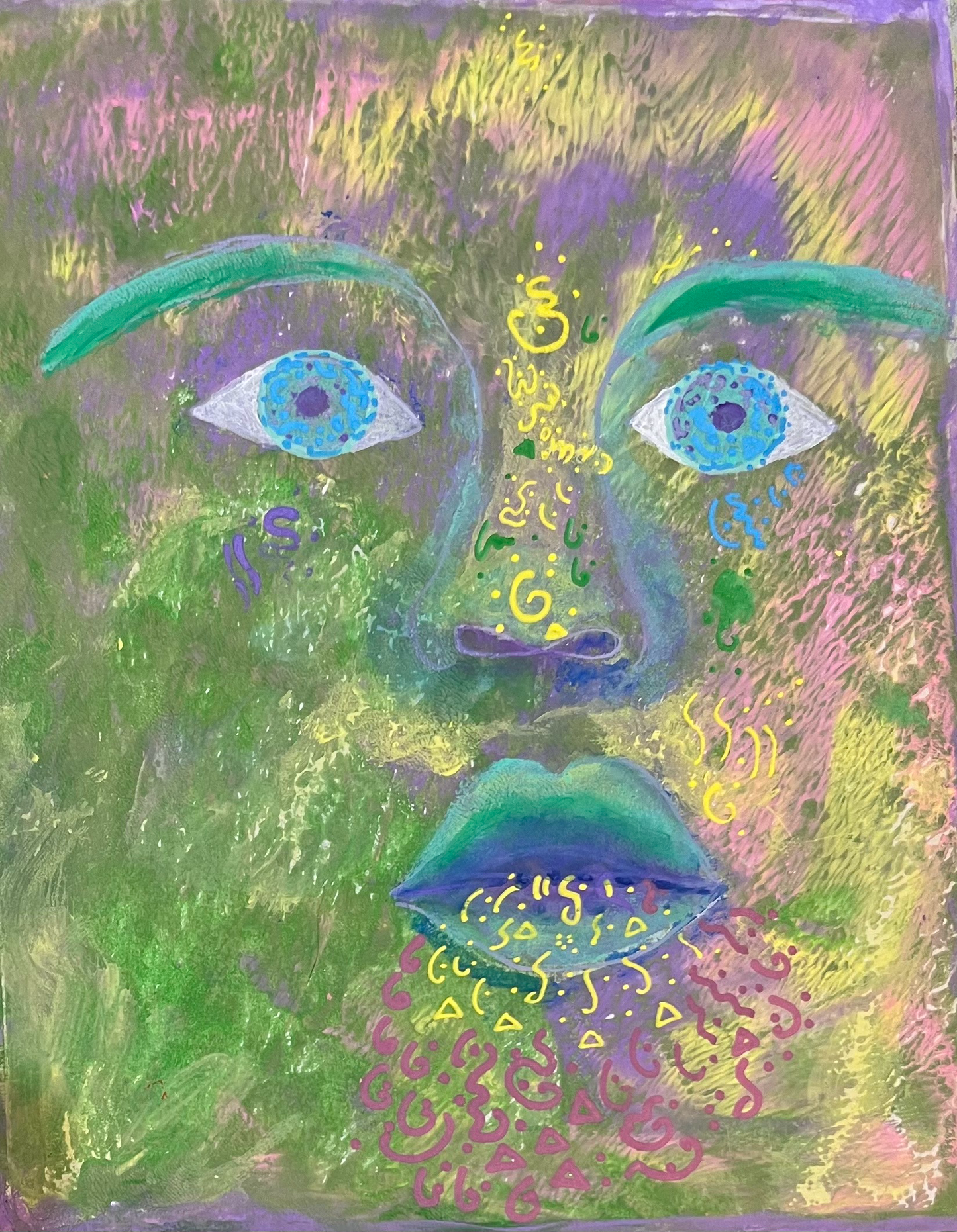 Channelled Artwork- Your Soul Gifts Face, specifically for you