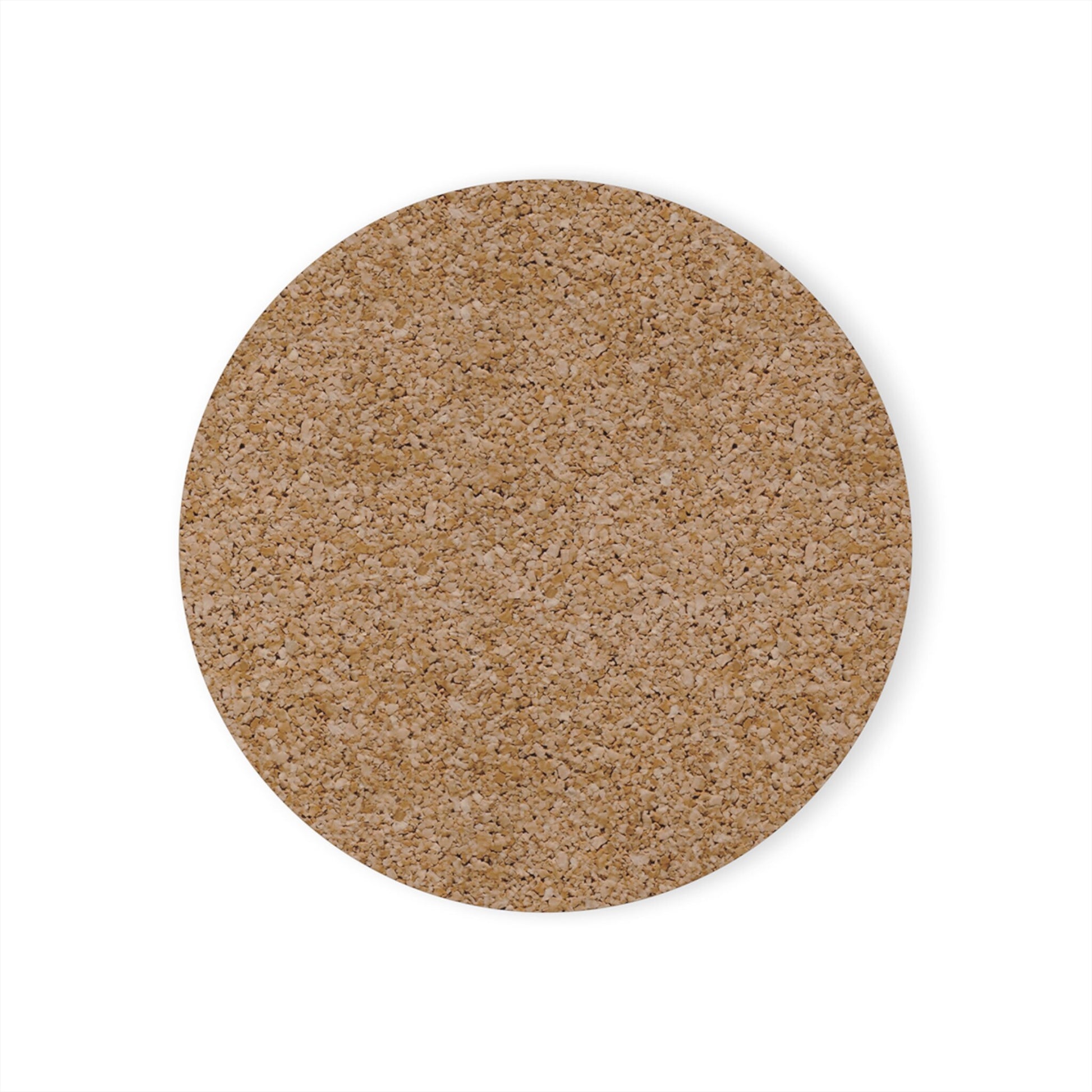 Twinflame Unity corkback coaster, activated double spiral alchemical art design. Single coaster