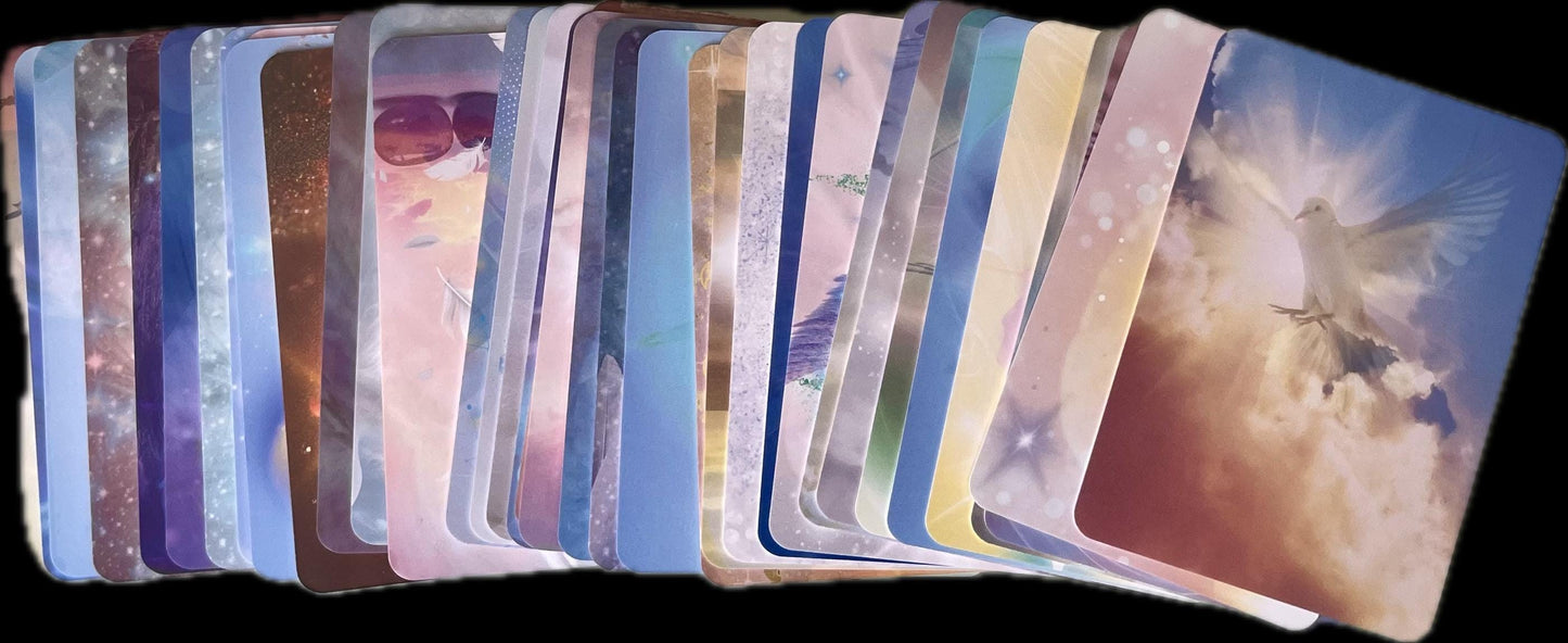 Angel Light Codes Oracle Deck Bubdle with 2026 Desk Calendar- Healing & Ascension Cards with Light Language Audio (Copy) (Copy)