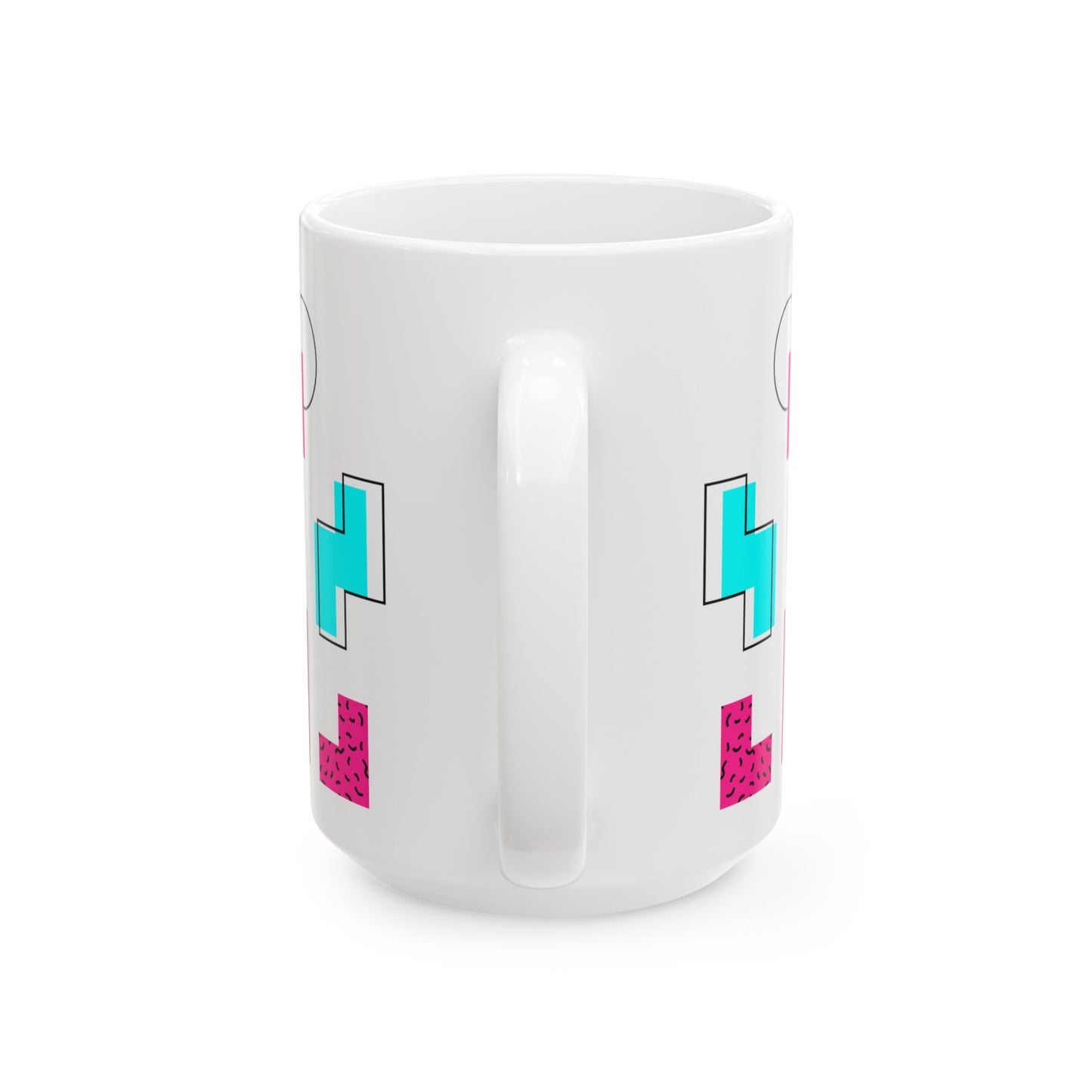 Groovy Mama Ceramic Mug, 11oz, 15oz, mom, pink, blue, abstract, gift for her, present