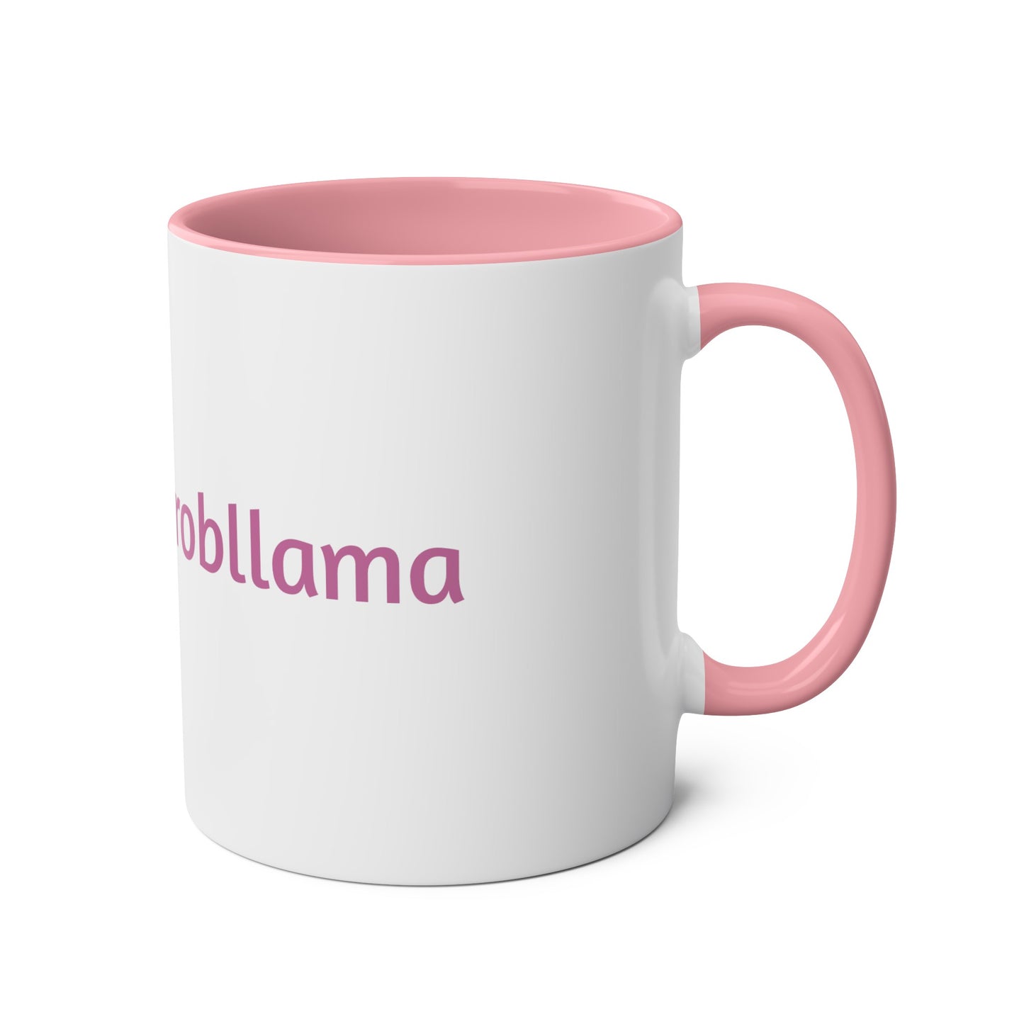 No Probllama mug, 11oz, coffee cup, gift for llama lover, him, her, choice of colors, purple/black, blue, green, yellow, white, red, pink