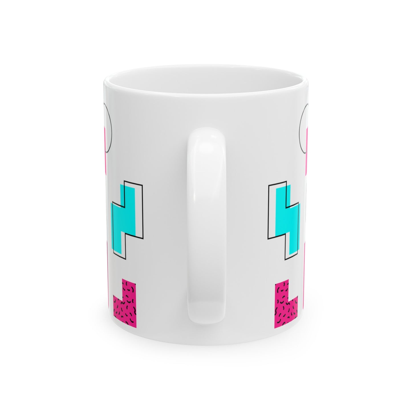 Groovy Mama Ceramic Mug, 11oz, 15oz, mom, pink, blue, abstract, gift for her, present