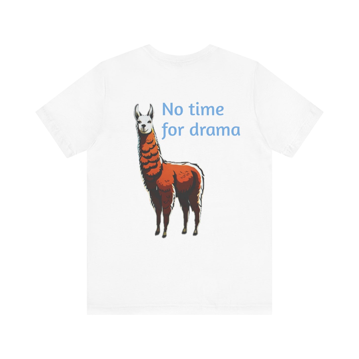 No probllama, no time for drama, Unisex Jersey Short Sleeve Tee, gift for llama lover, him, her, UK