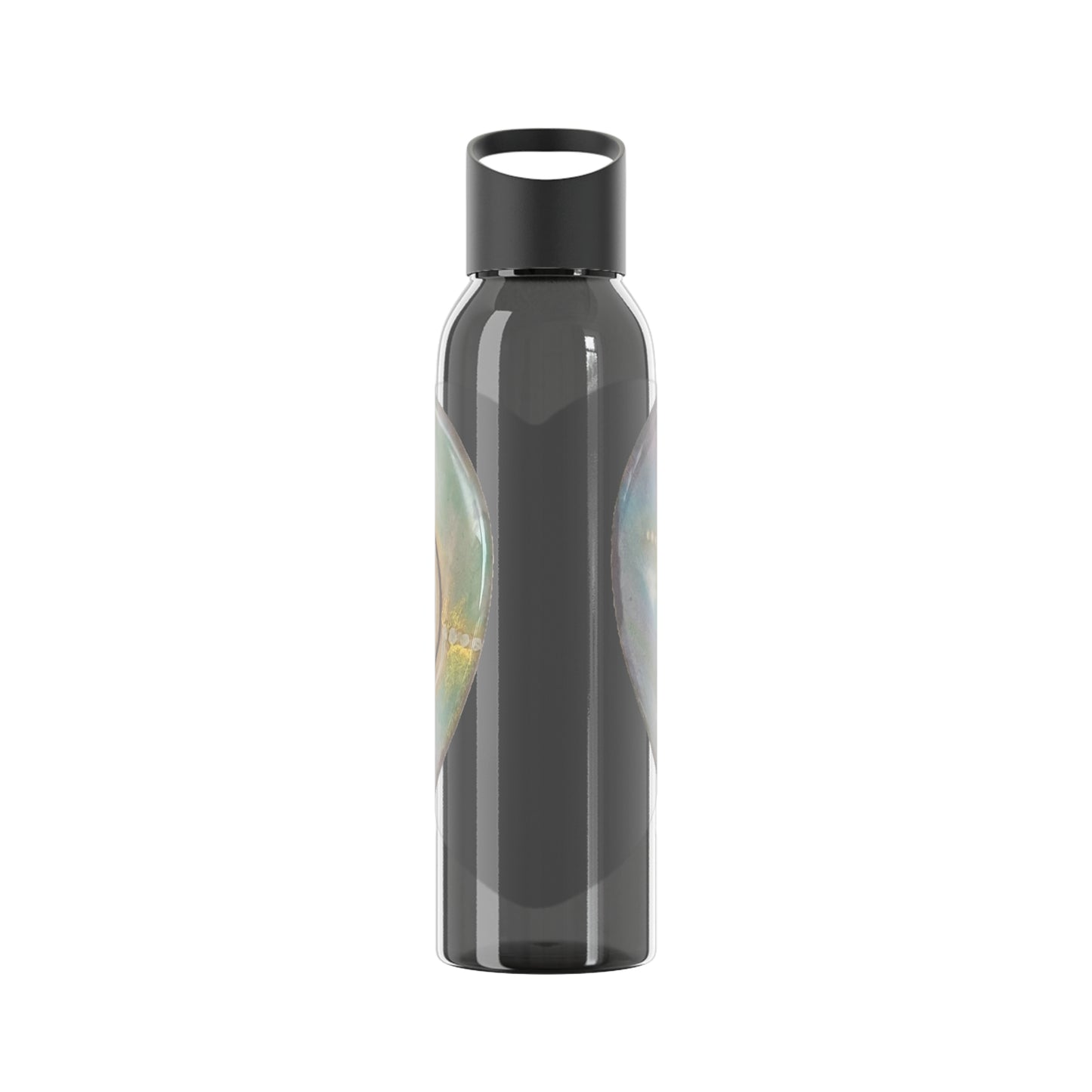 Activated twinflame unity Water Bottle, alchemical art double spiral geometry energises tthe contents of the bottle, divine masculine and feminine unity and balance