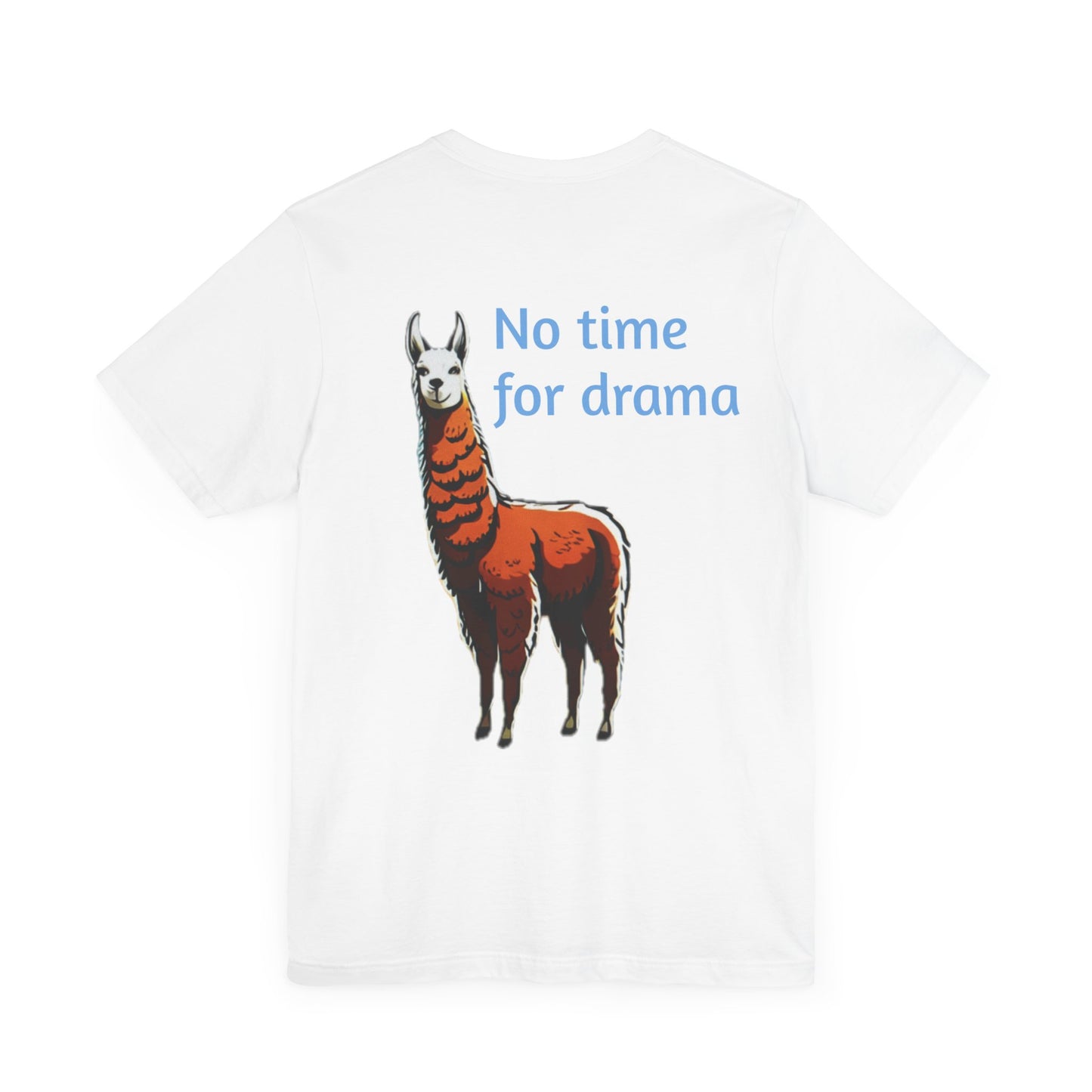 No probllama, no time for drama, Unisex Jersey Short Sleeve Tee, gift for llama lover, him, her, UK