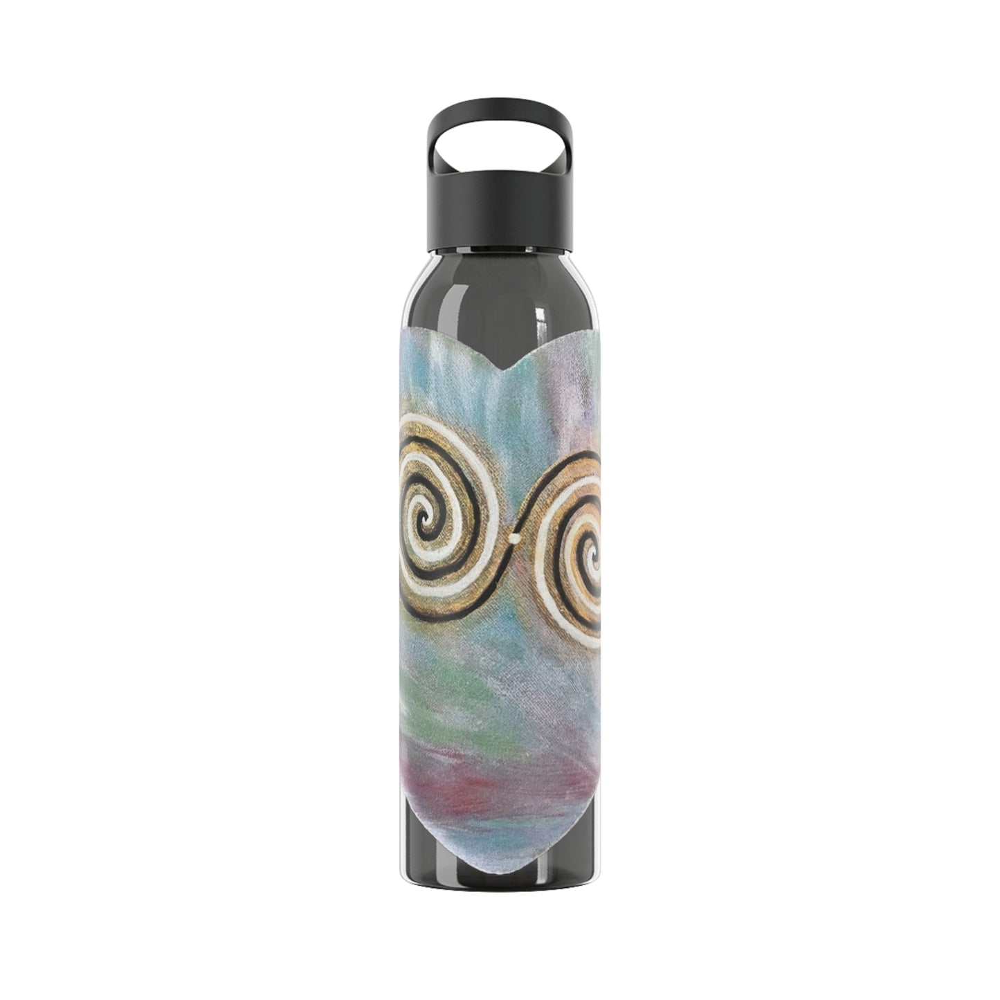 Heart shaped artwork, activate with twinflame double spiral, Water Bottle to energise your water, light codes in art, unity, alignment of masculine & feminine