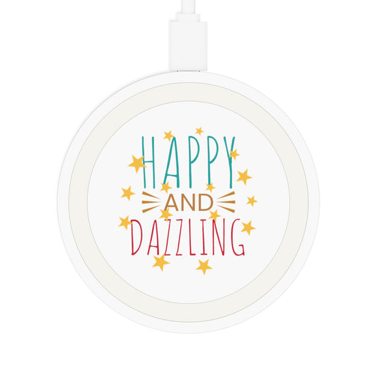 Happy and dazzling Charging Pad, gift for mom, gift for everyone, stars, phones