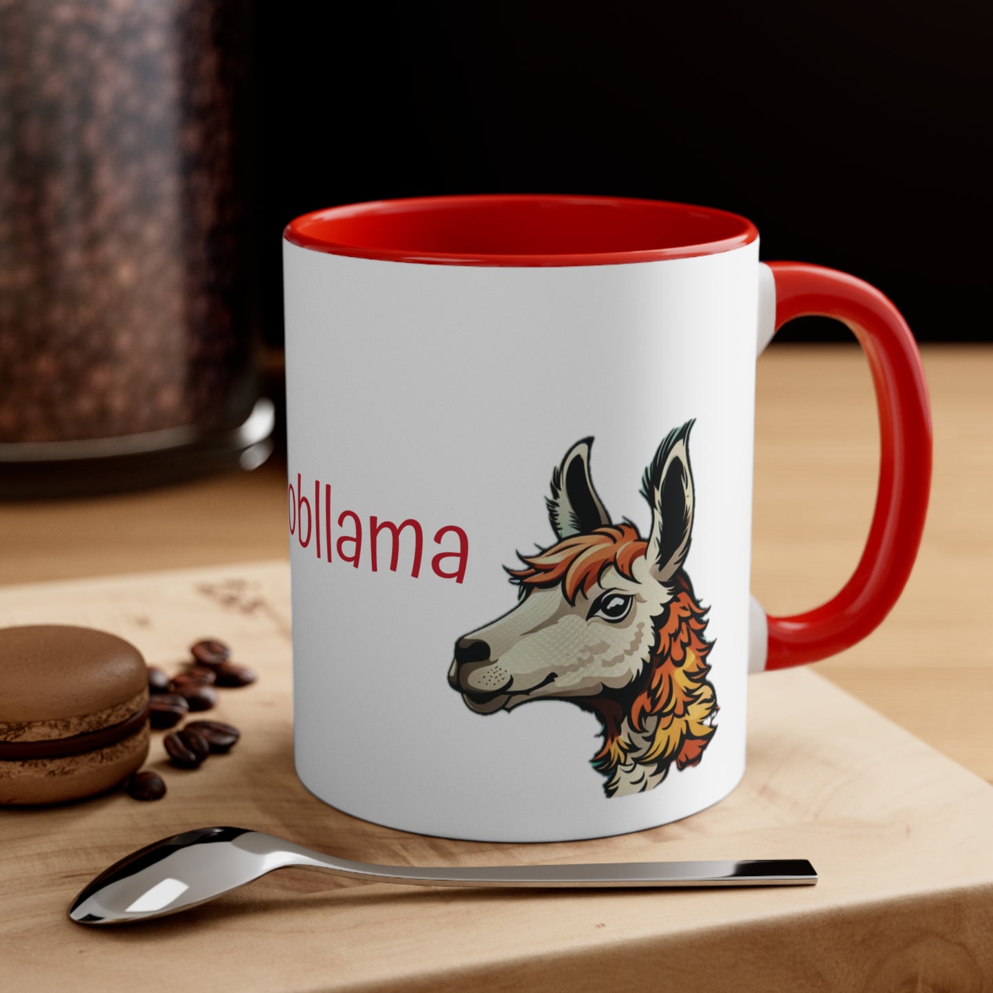 No Probllama Coffee Mug, 11oz, gift for llama lover, choice of colors, pink, blue, red, navy, black, his and hers, gift for everyone