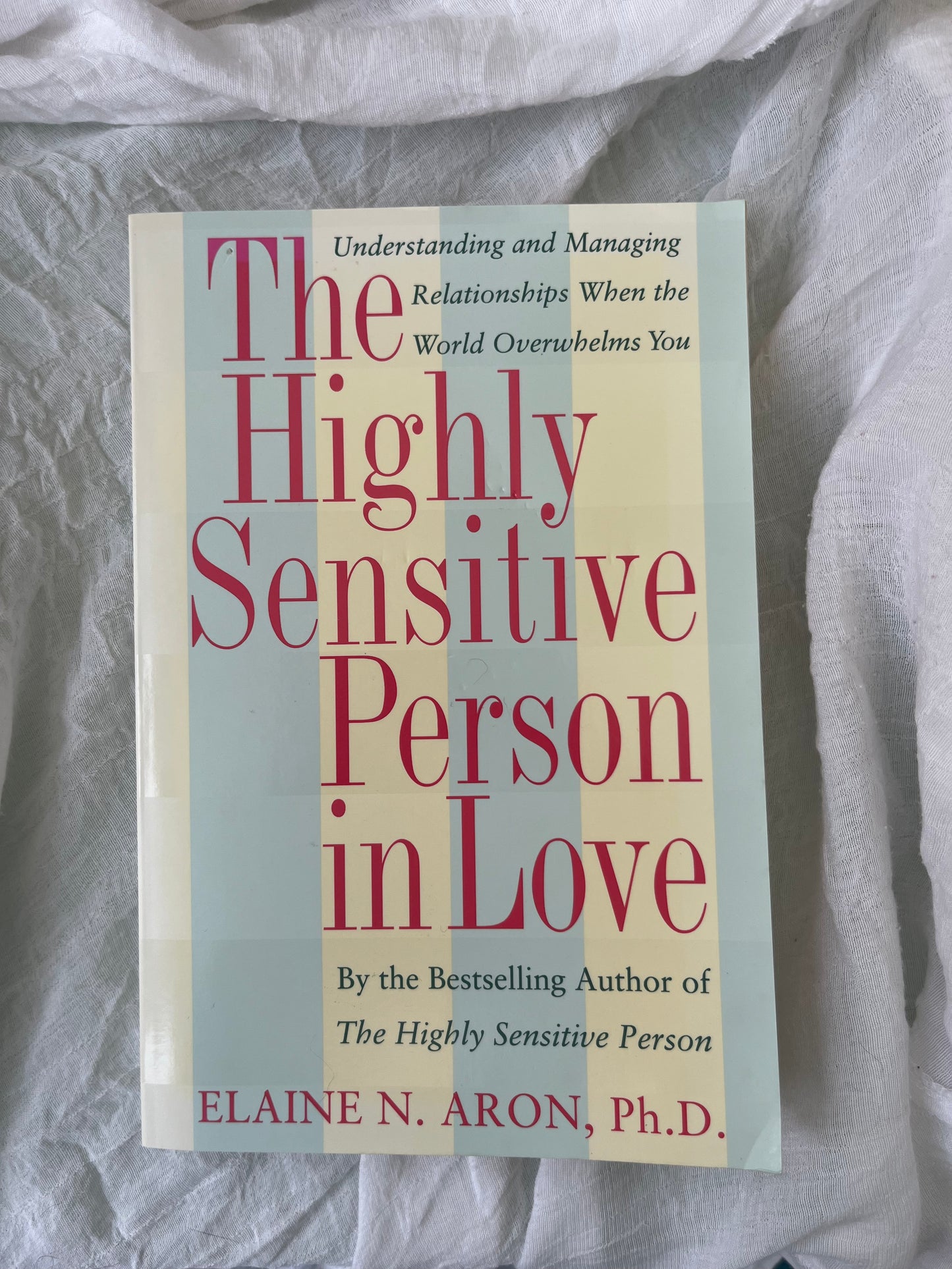 Highly Sensitive Person In Love, Book by Elaine Aron, New, Unused