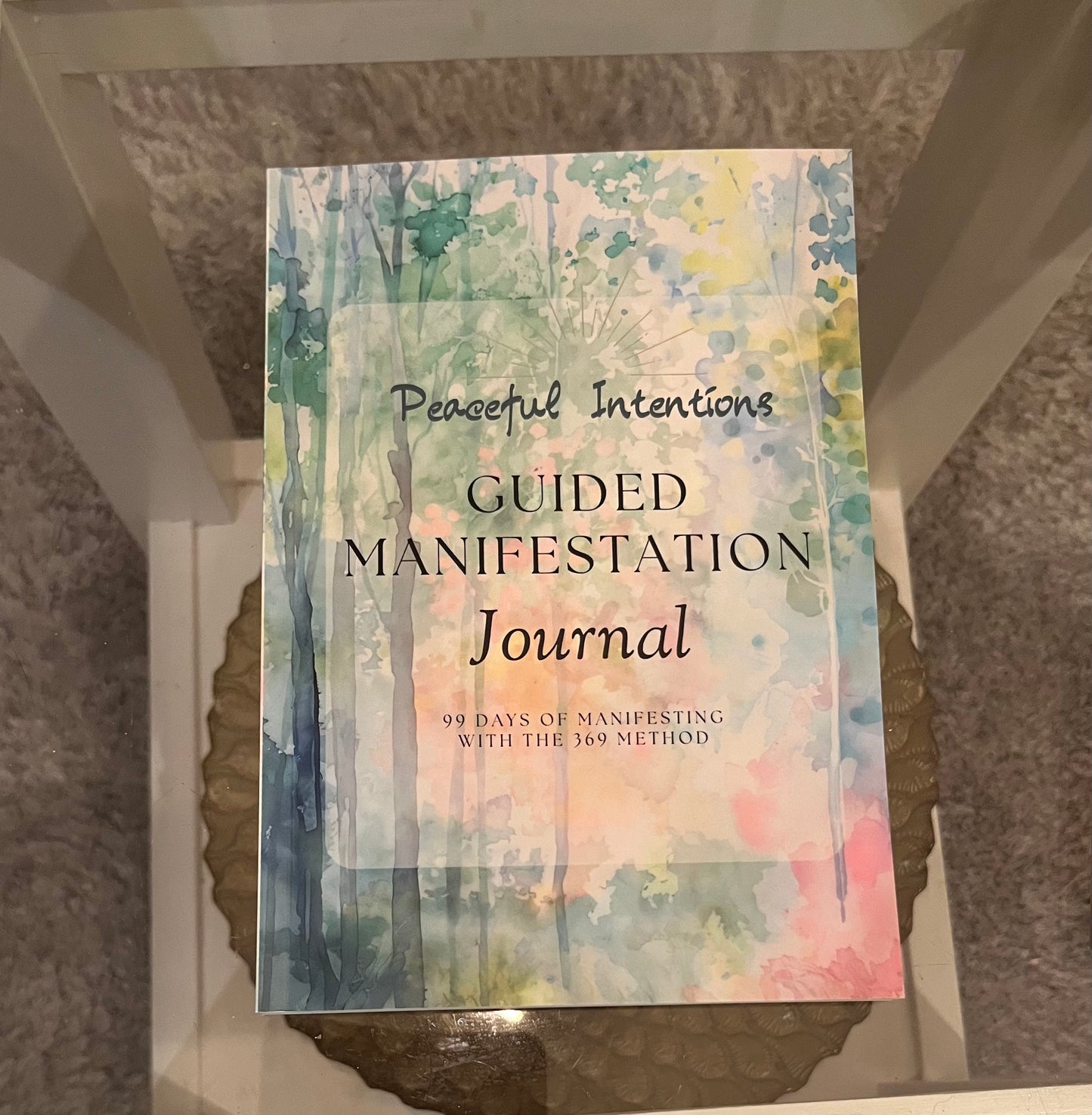 Inner Peace Affirmations Gift Set, including a set of 30 cards and Guided Inner Peace Manifestation Journal