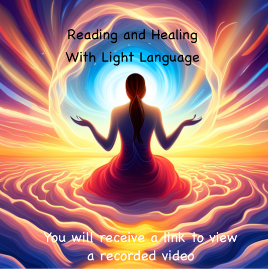 Multidimensional Channelled video reading: Receive video of your reading which contains healing/upgrades/light codes specific to your issue