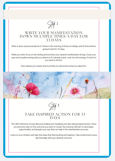 Inner Peace Affirmations Gift Set, including a set of 30 cards and Guided Inner Peace Manifestation Journal