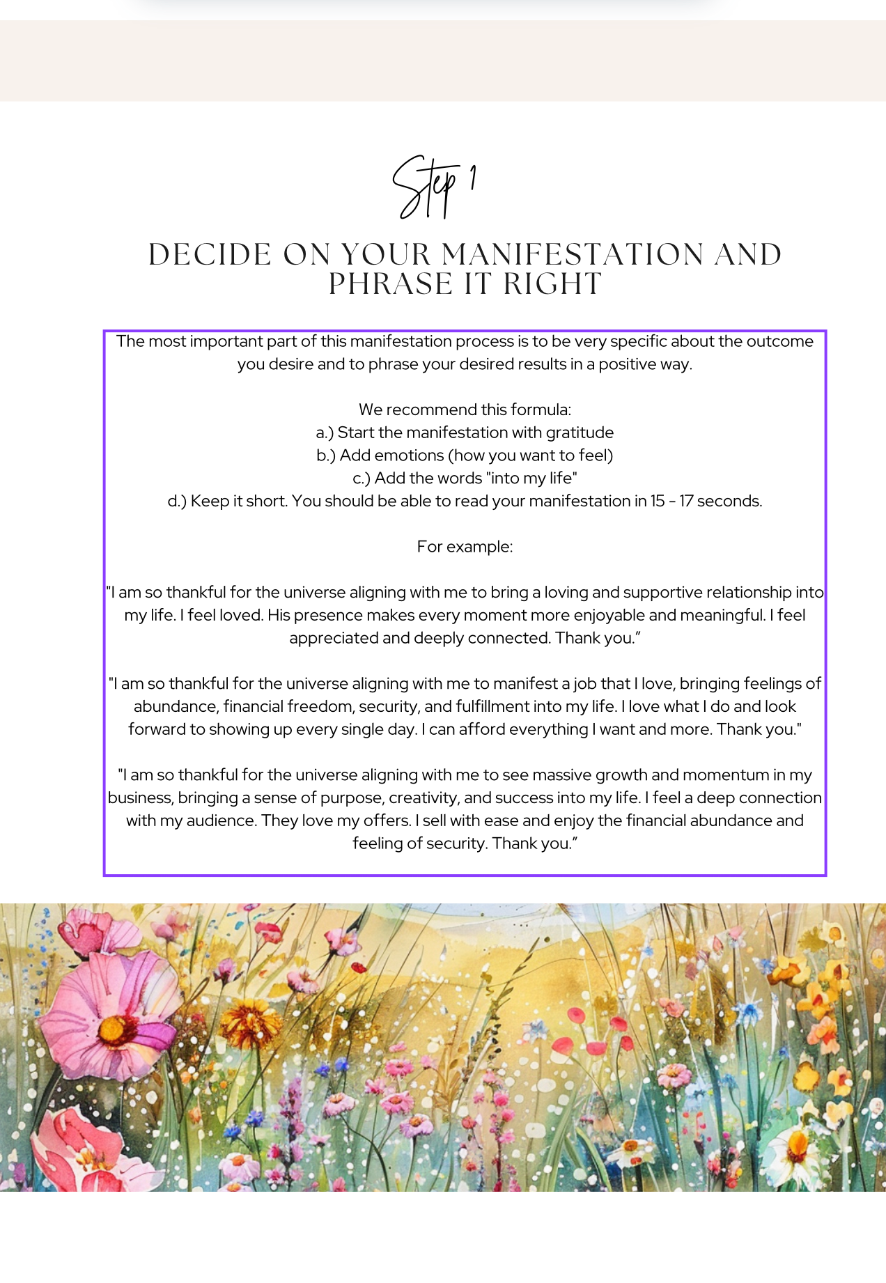 Inner Peace Manifestation Journal- 99 day, 146 pages, Inner Peace affirmations- Digital product- Printable.