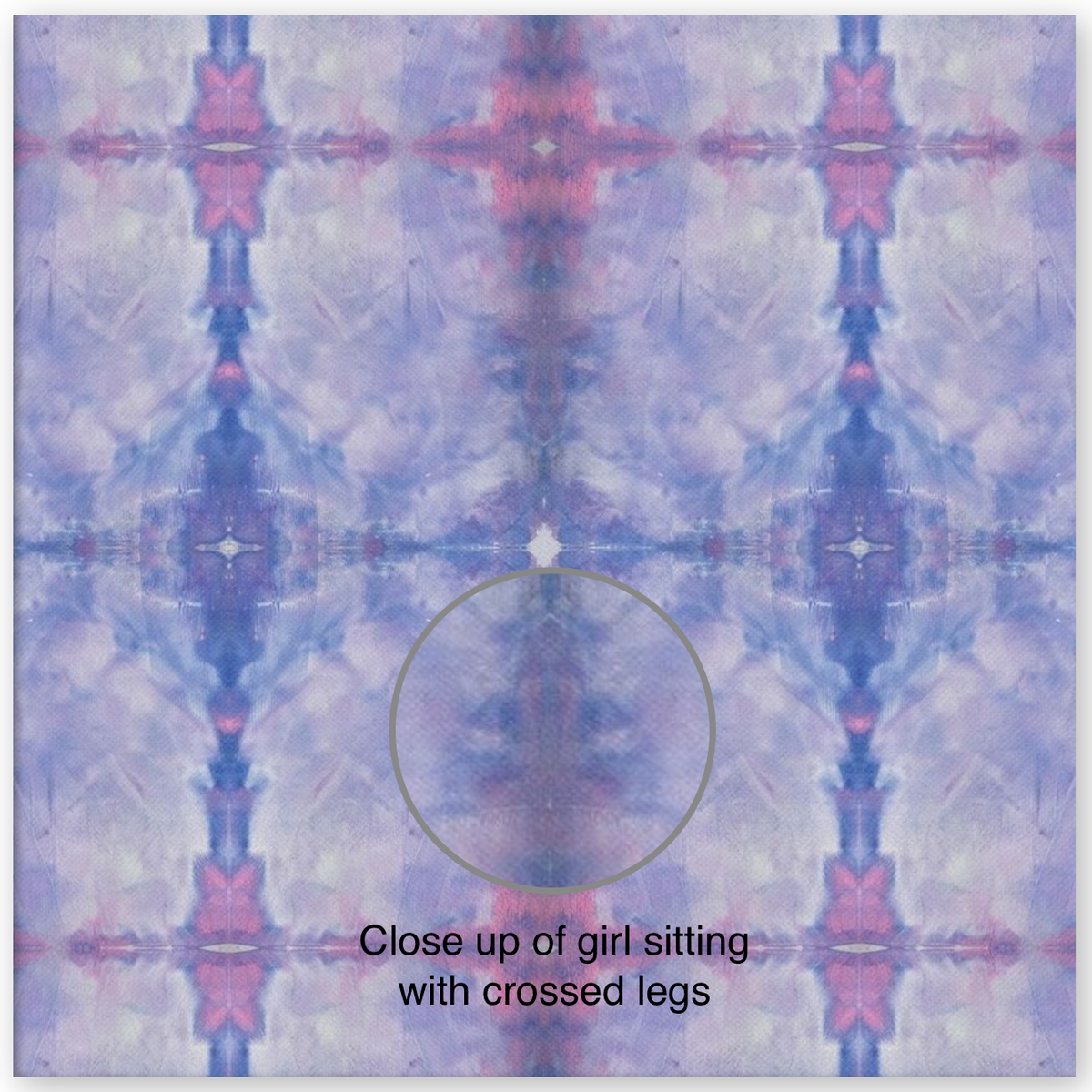 Canvas, shamanic guide kaleidoscope series, angels and animal spirits, light encoded