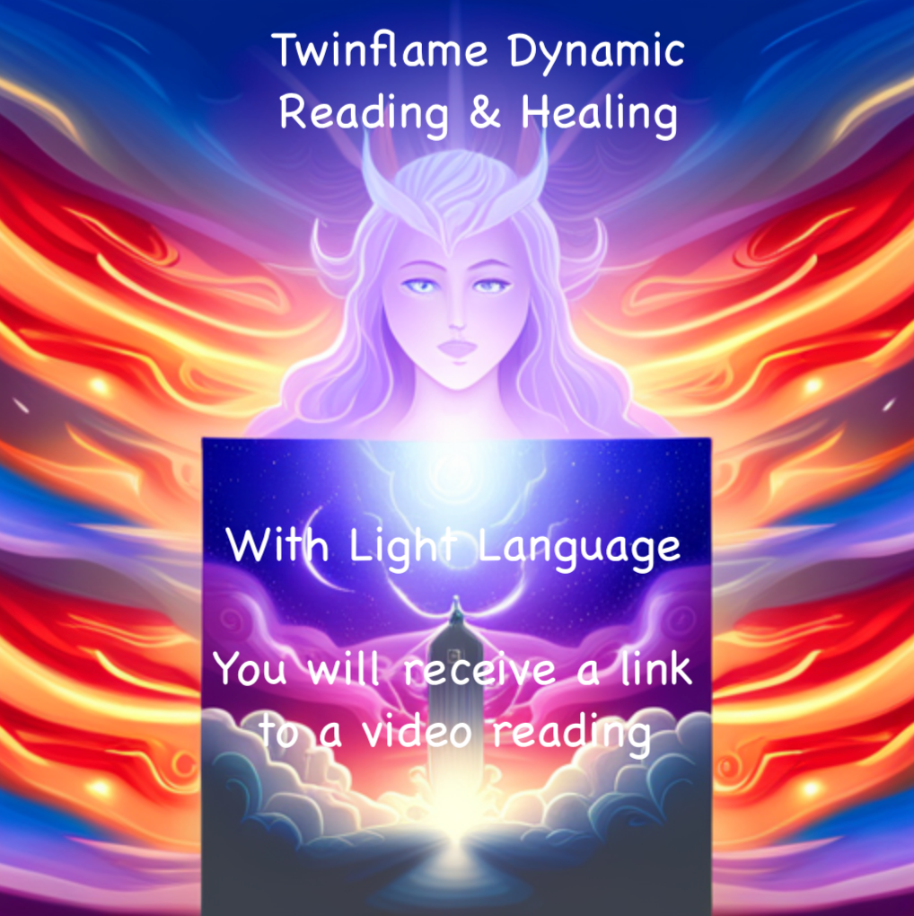 Twinflame Multidimensional Channelled video reading: Receive video of your reading which contains healing/upgrades/light codes specific to your issue