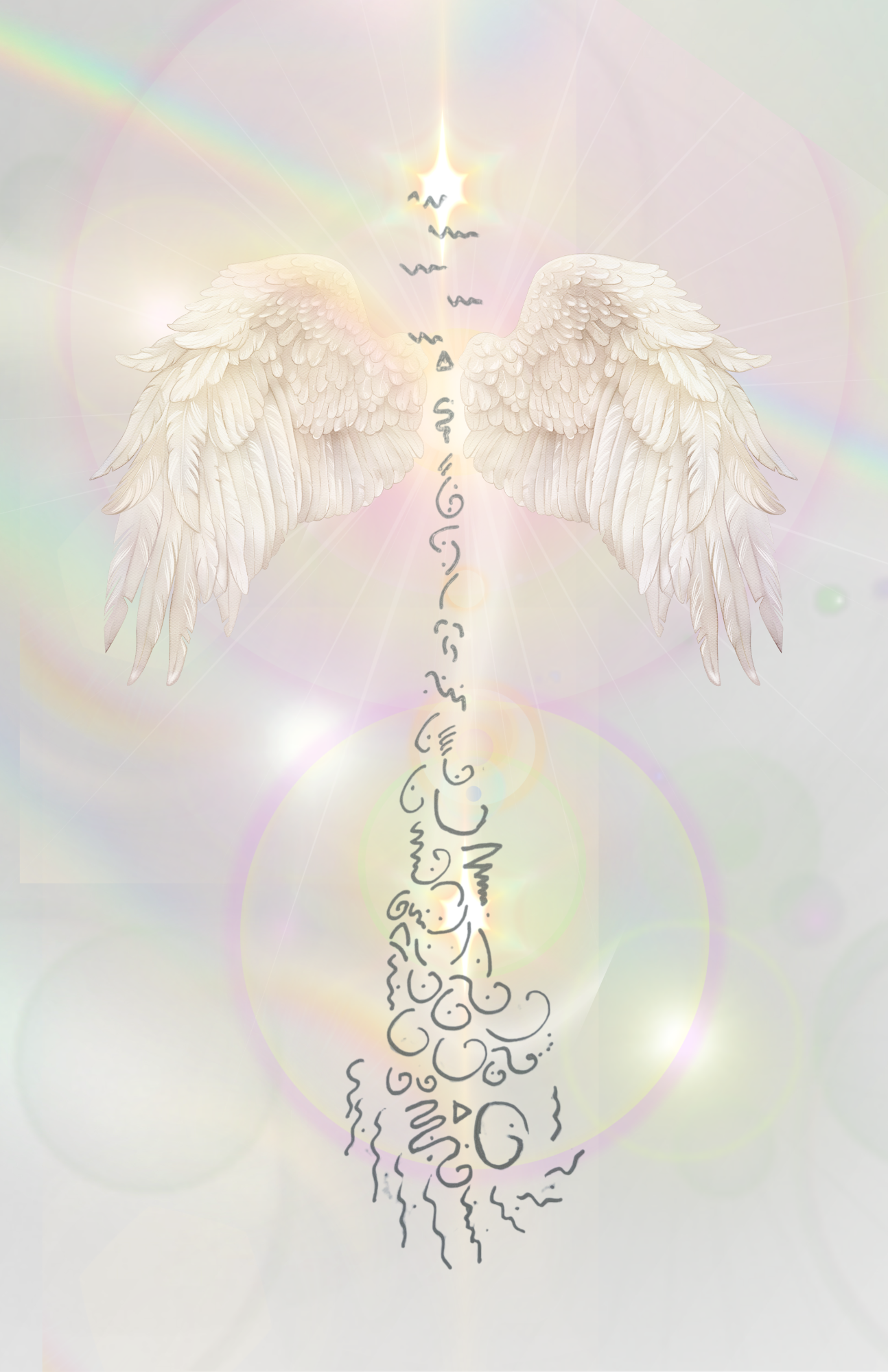 Personal Angel Code with Written Light Language and channelled message from the angels, made to order