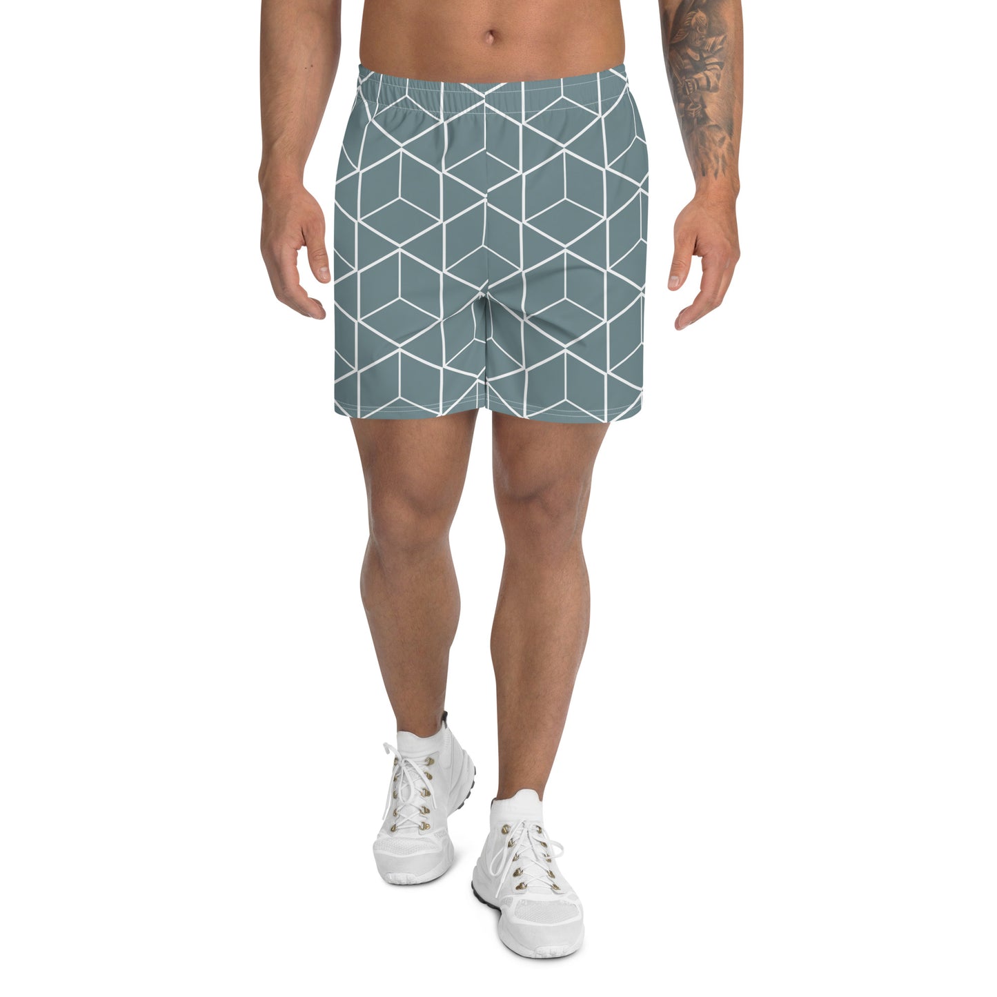 Gothic Men's Recycled Athletic Shorts, with pattern, Breathable and fast-drying material, UPF50+ protection