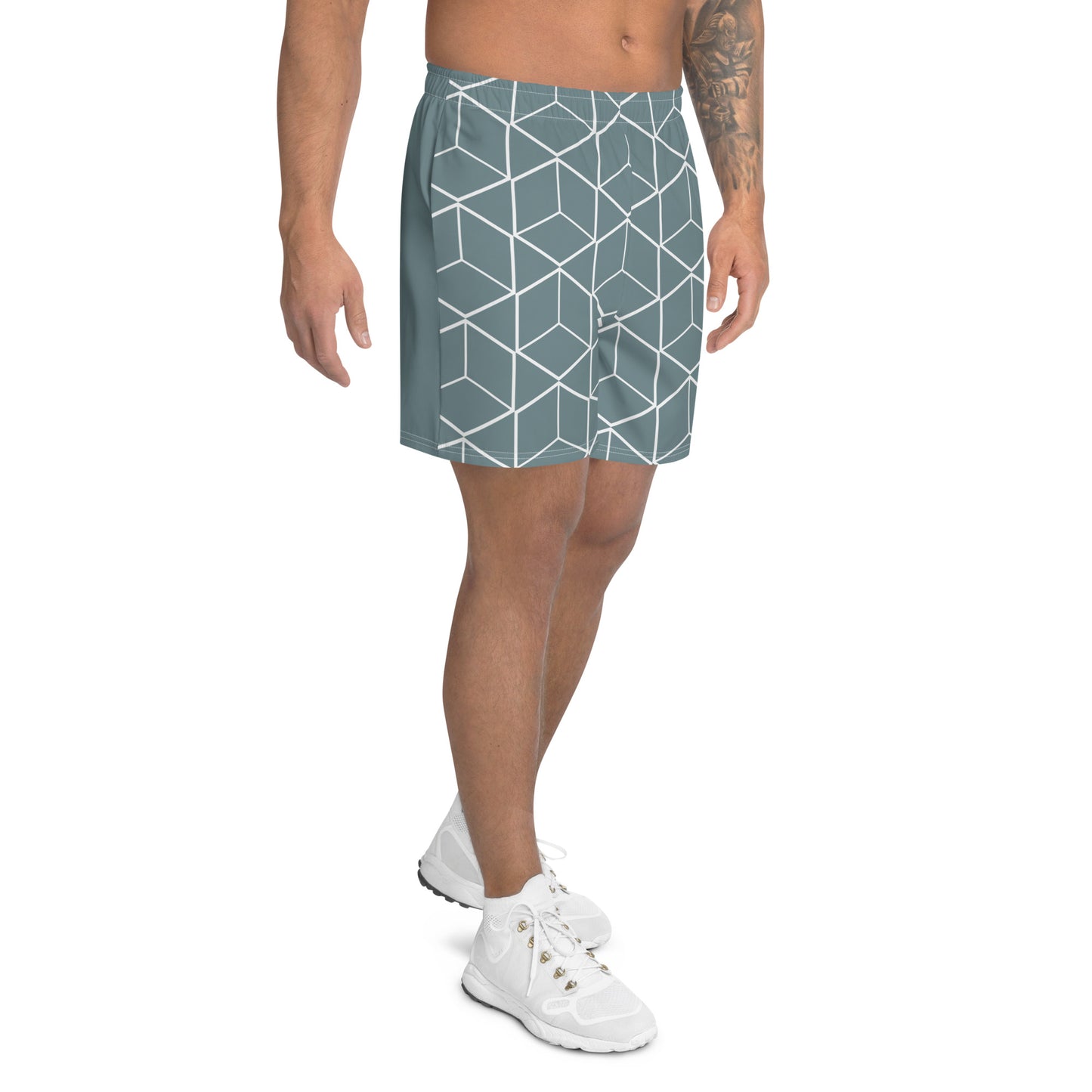 Gothic Men's Recycled Athletic Shorts, with pattern, Breathable and fast-drying material, UPF50+ protection