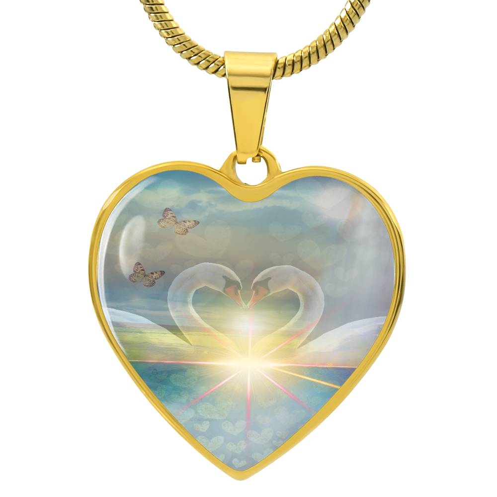 Twinflame Unity Necklace, light encoded with the energies of "We Are Doing It Together"