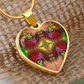 Divine Masculine Twinflame Committment Seal Necklace to offer to Divine Feminine counterpart- Kaleidoscope version 1