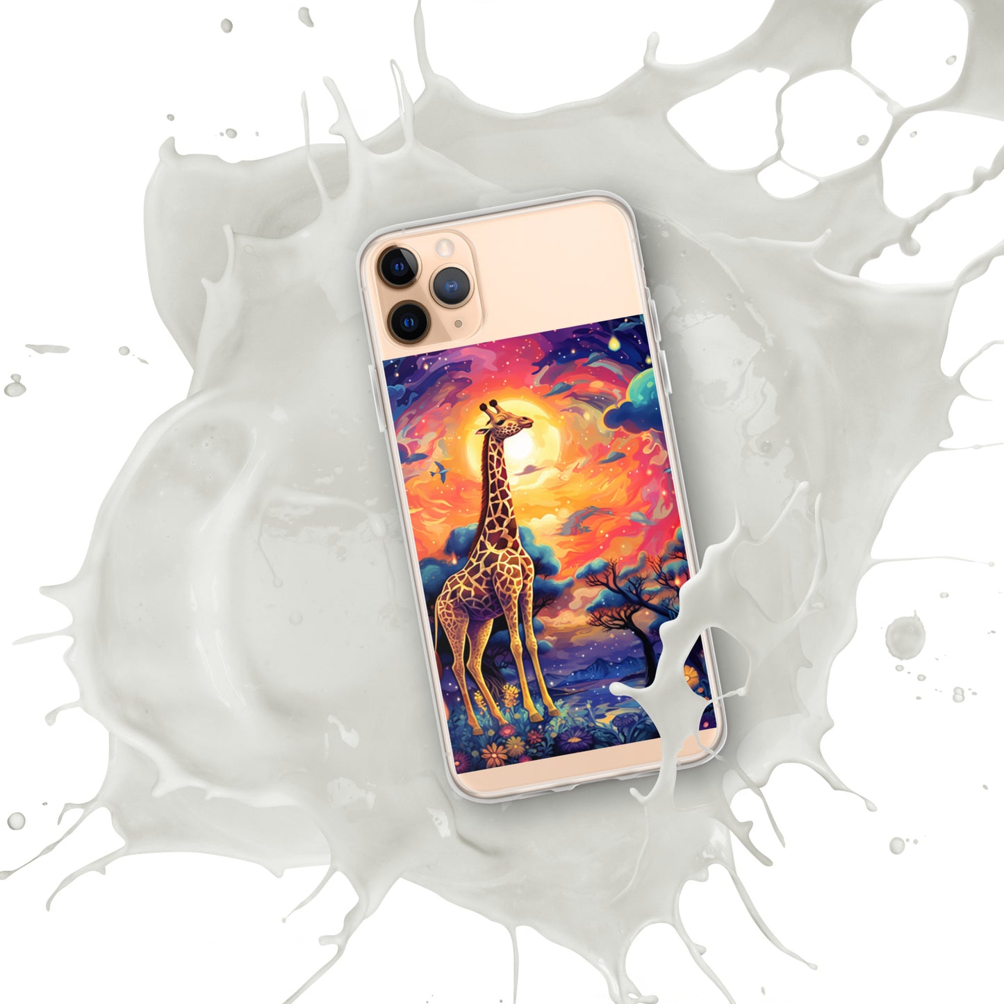 Giraffe picture Clear Case for iPhone®, variety of sizes, flexible