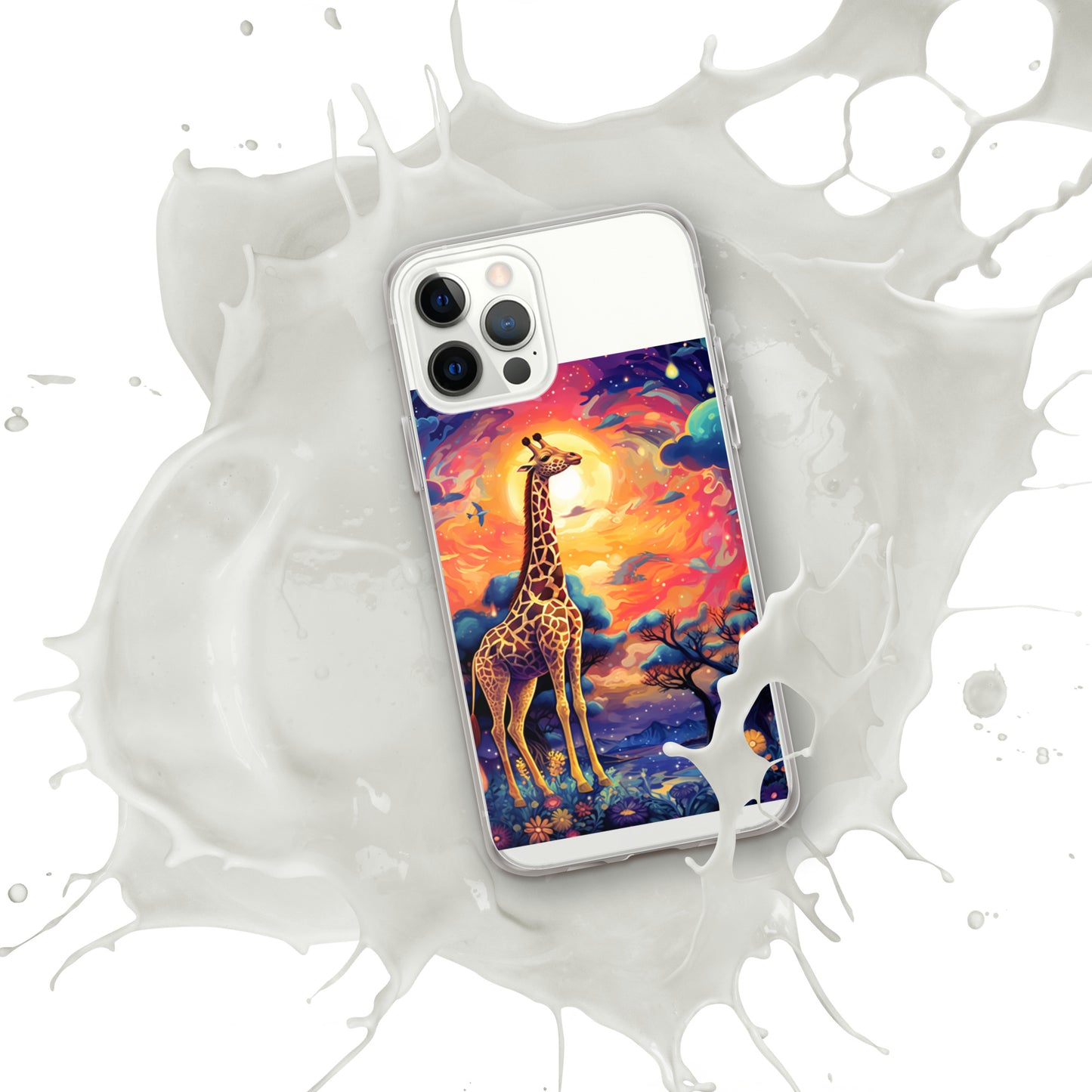 Giraffe picture Clear Case for iPhone®, variety of sizes, flexible