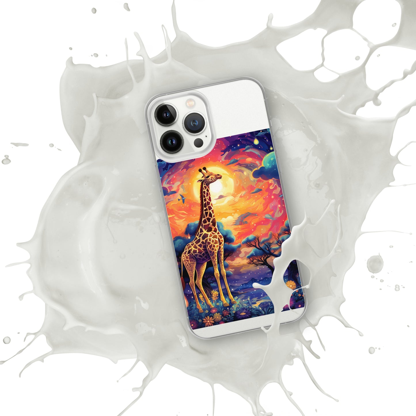 Giraffe picture Clear Case for iPhone®, variety of sizes, flexible