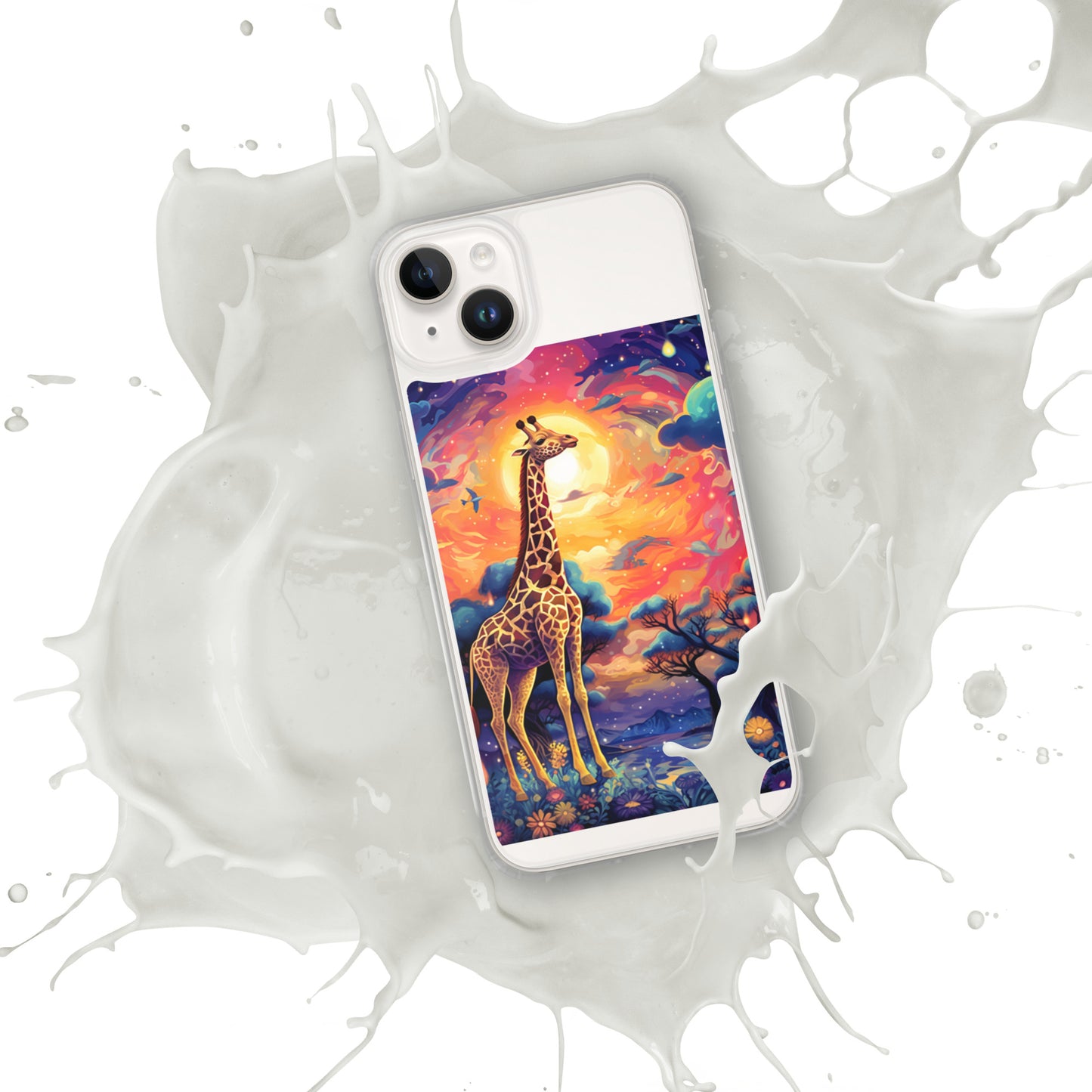 Giraffe picture Clear Case for iPhone®, variety of sizes, flexible