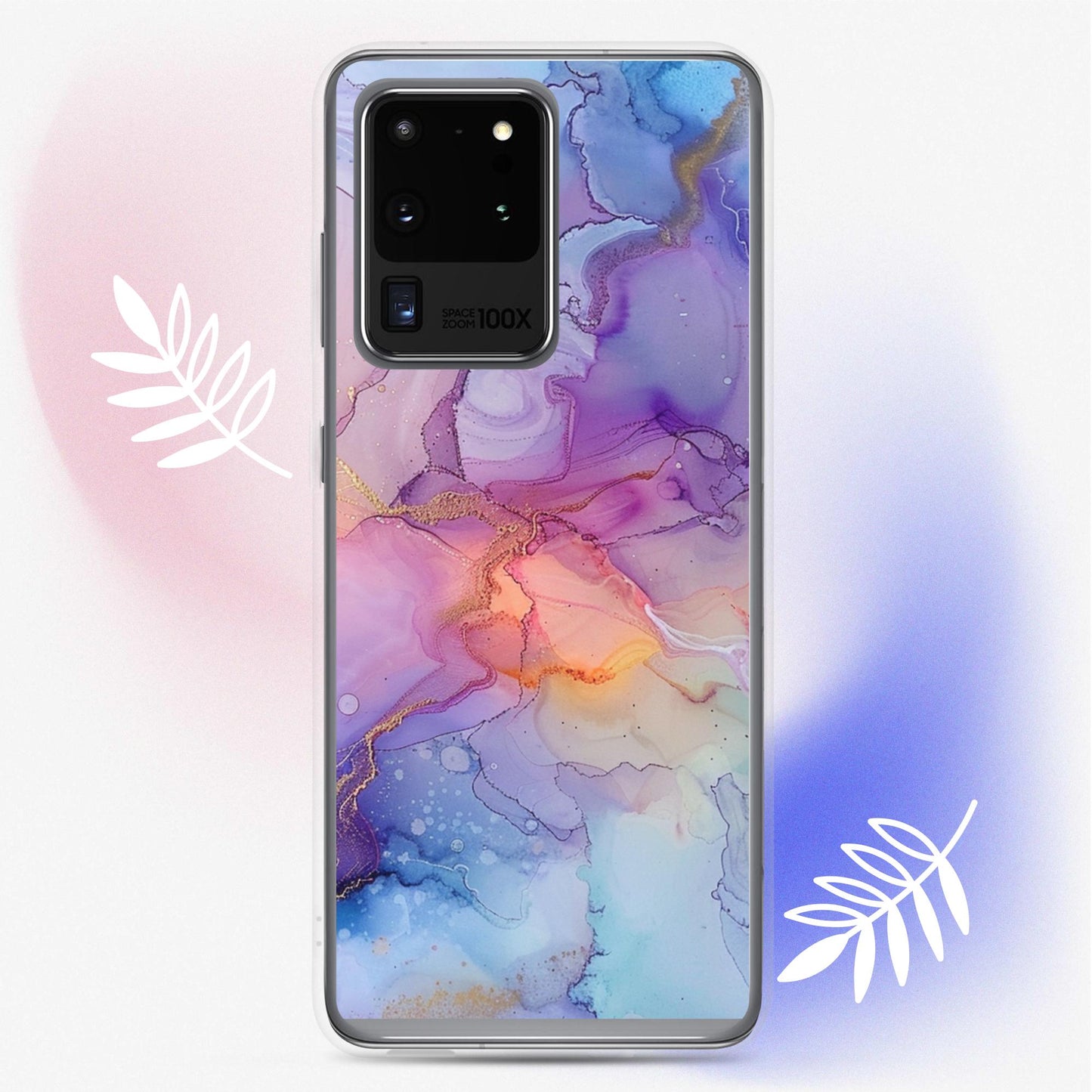 Clear Case for Samsung® multicolour, vibrant and elegant to elevate your mood every day, available for multiple sizes