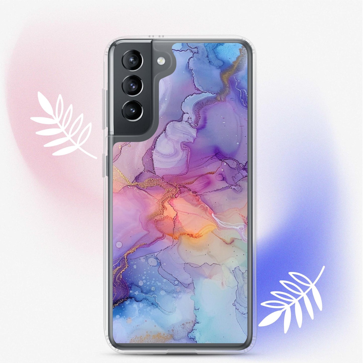 Clear Case for Samsung® multicolour, vibrant and elegant to elevate your mood every day, available for multiple sizes