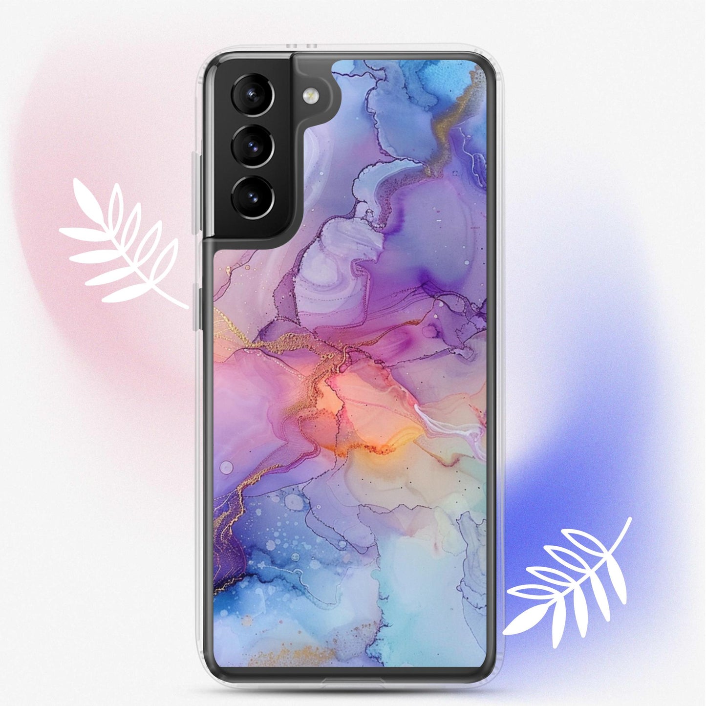 Clear Case for Samsung® multicolour, vibrant and elegant to elevate your mood every day, available for multiple sizes