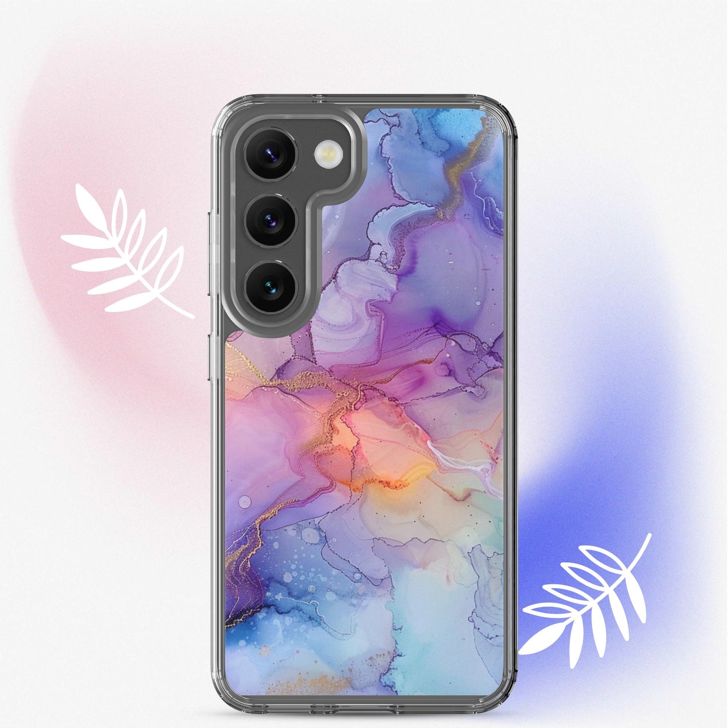 Clear Case for Samsung® multicolour, vibrant and elegant to elevate your mood every day, available for multiple sizes