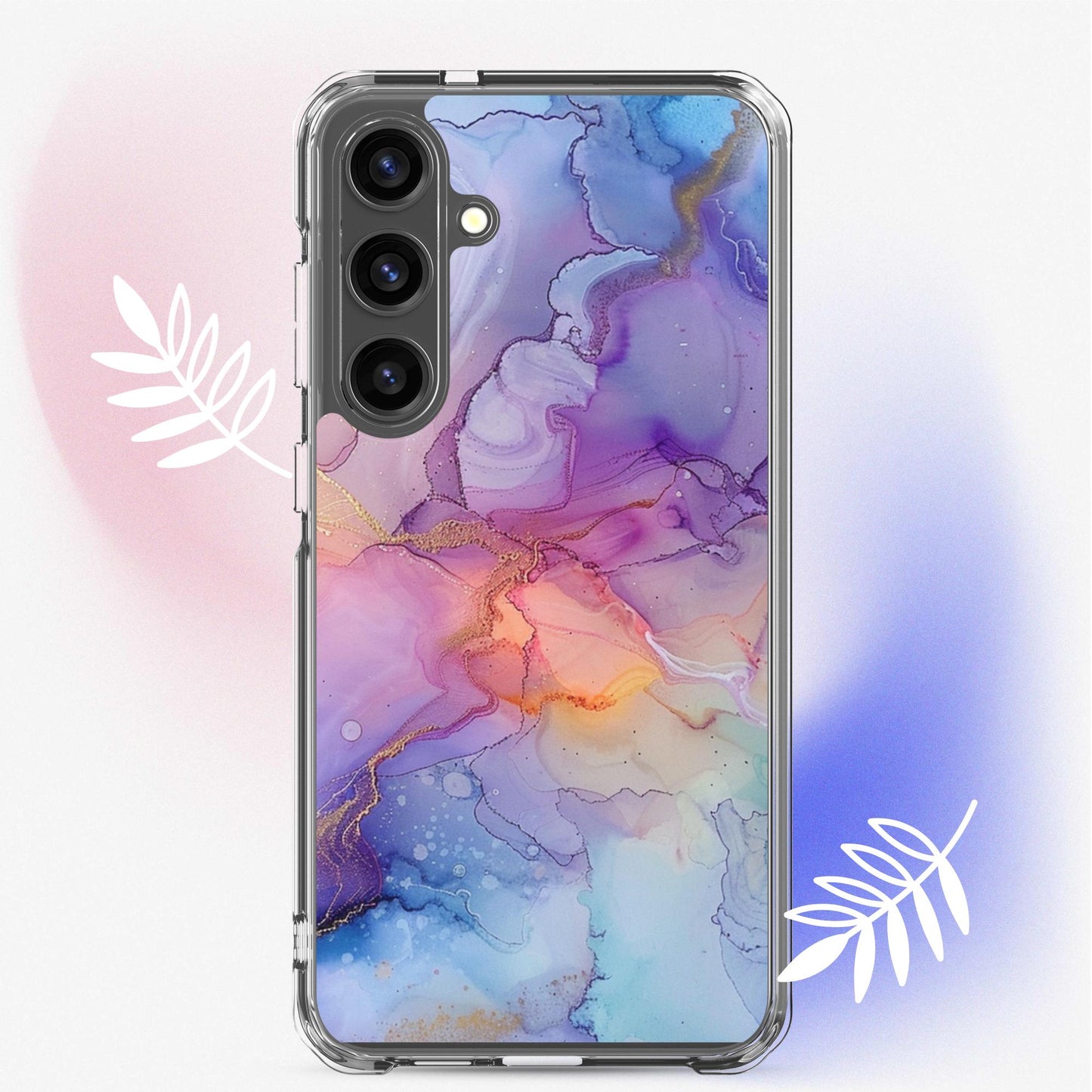 Clear Case for Samsung® multicolour, vibrant and elegant to elevate your mood every day, available for multiple sizes