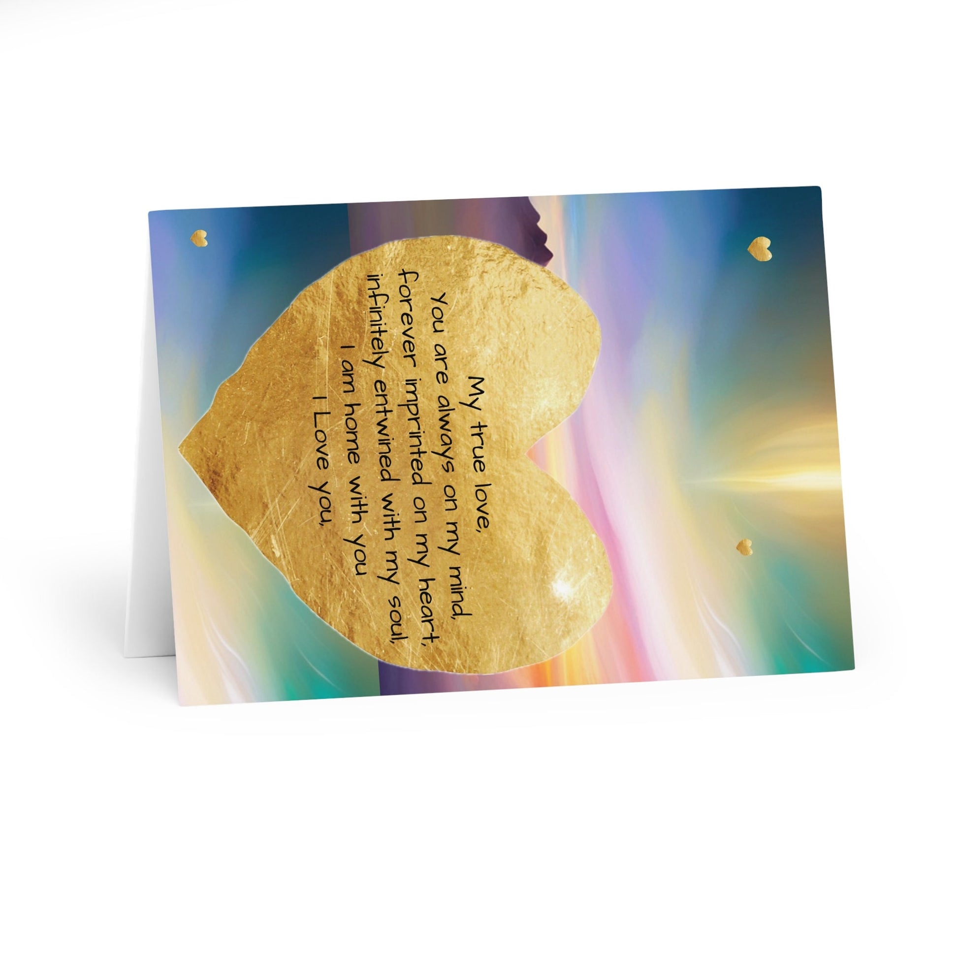 Large Love Greeting Cards (single), wife, husband, boyfriend, girlfriend, love, message to lover, blank inside, spiritual, fantasy