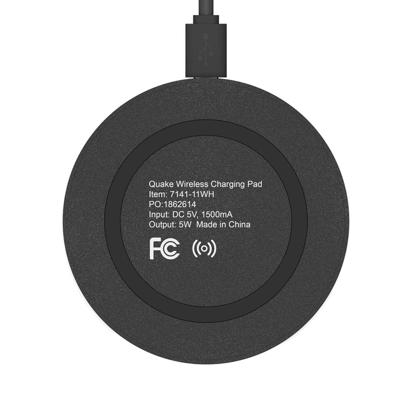 Peace, Love, Joy Wireless Charging Pad, charge your phone with positive intention, USA, iphones and android, USB cable