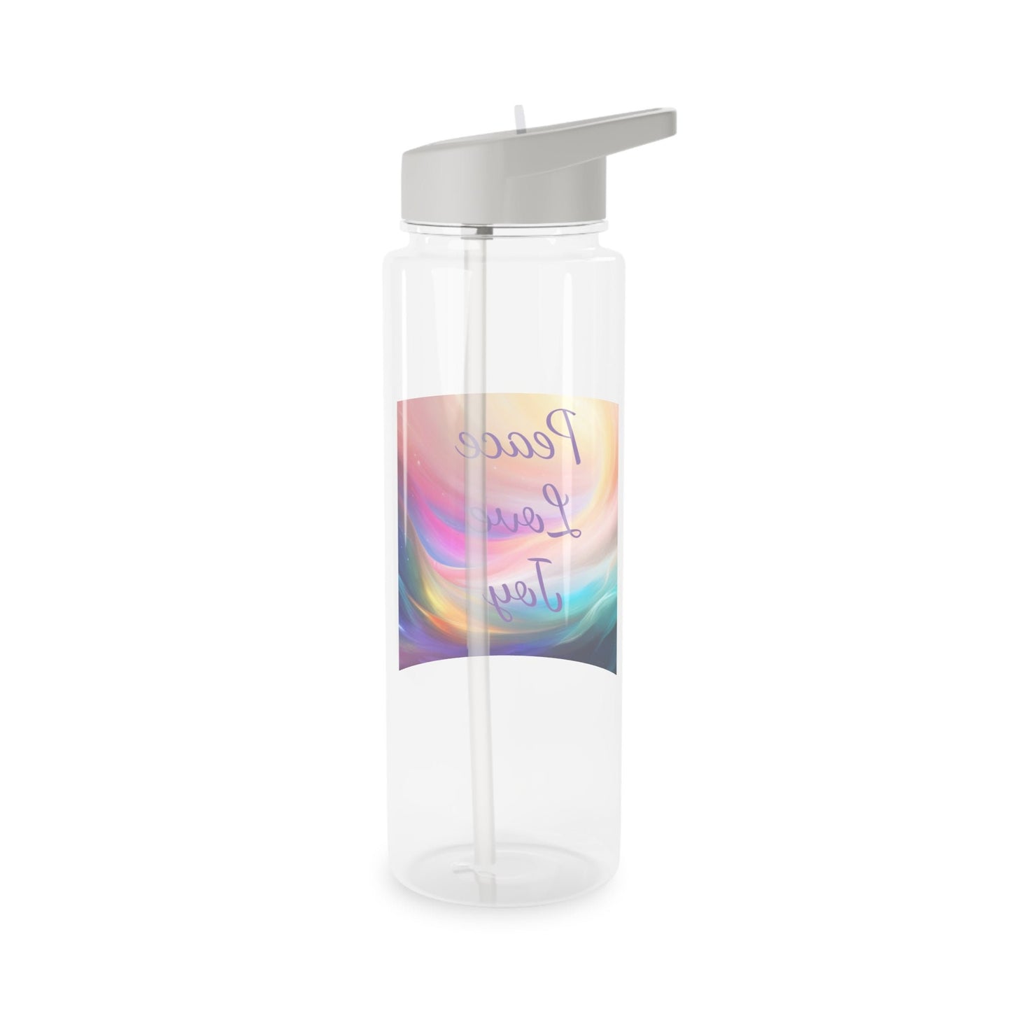 peace, love, joy intention Water Bottle, Aus, UK, USA, sip your high vibration intention into your body as your drink