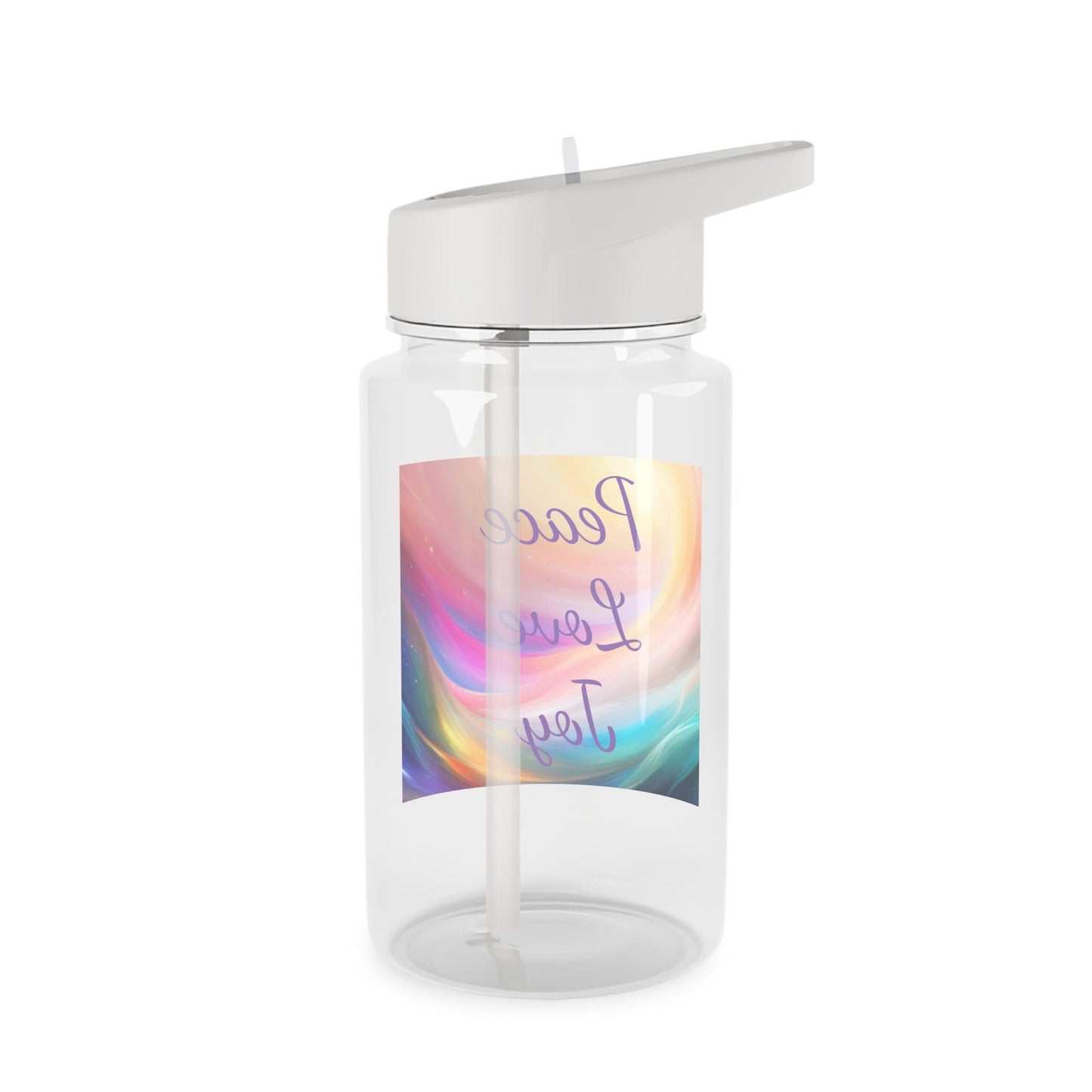 peace, love, joy intention Water Bottle, Aus, UK, USA, sip your high vibration intention into your body as your drink