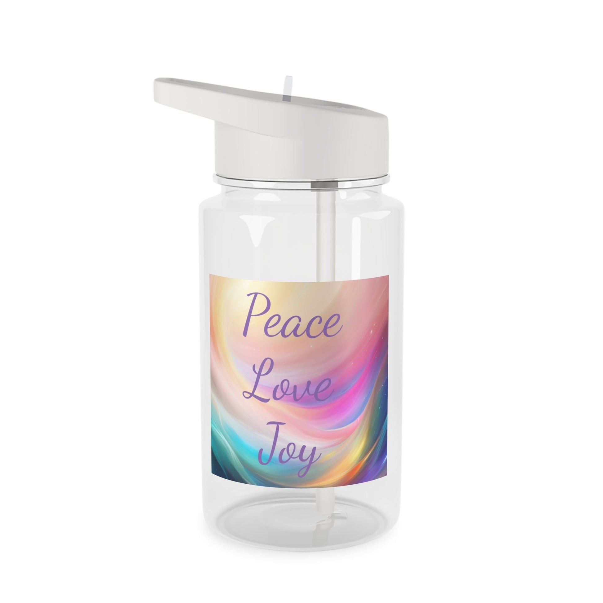 peace, love, joy intention Water Bottle, Aus, UK, USA, sip your high vibration intention into your body as your drink