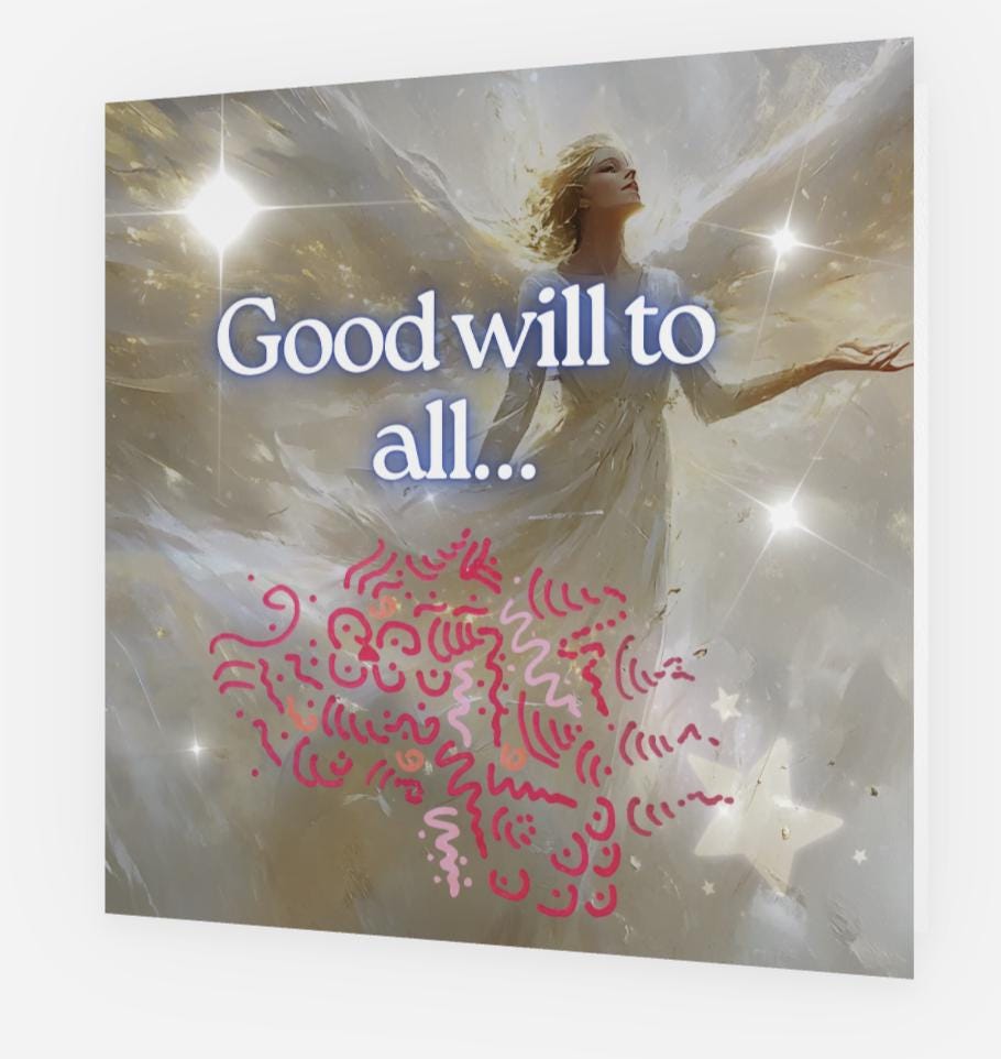 High Vibrational Christmas Card Variety Pack, Light Encoded