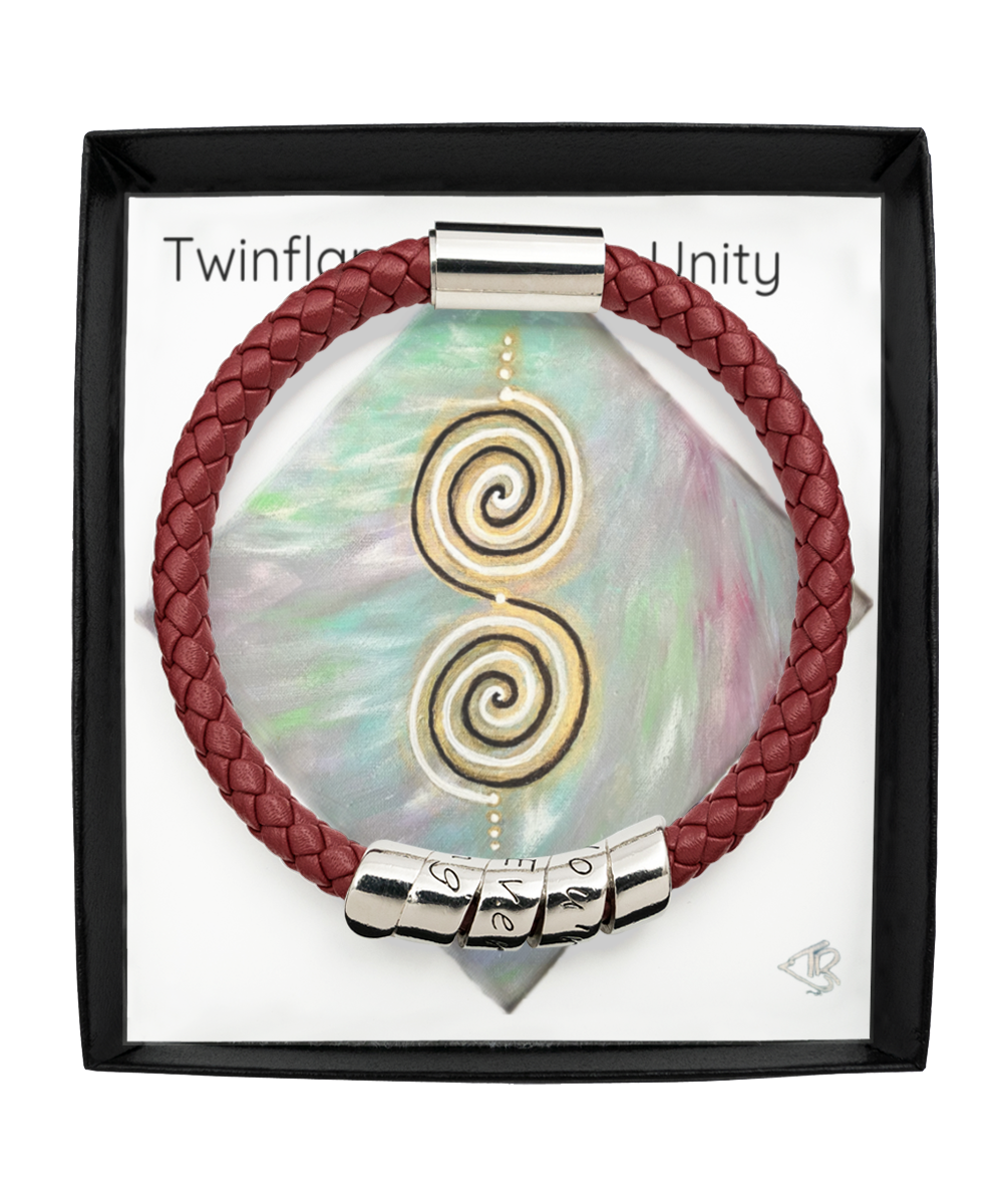 Twinflame unity mug, double spiral geometry, activated design, intention bracelet quantum art