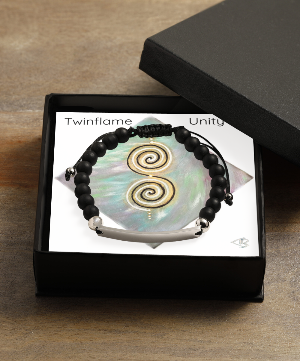 Twinflame unity mug, double spiral geometry, activated design, intention bracelet quantum art